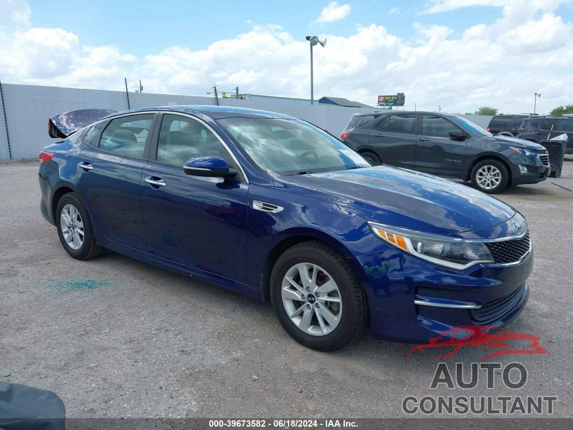 KIA OPTIMA 2018 - 5XXGT4L39JG211894