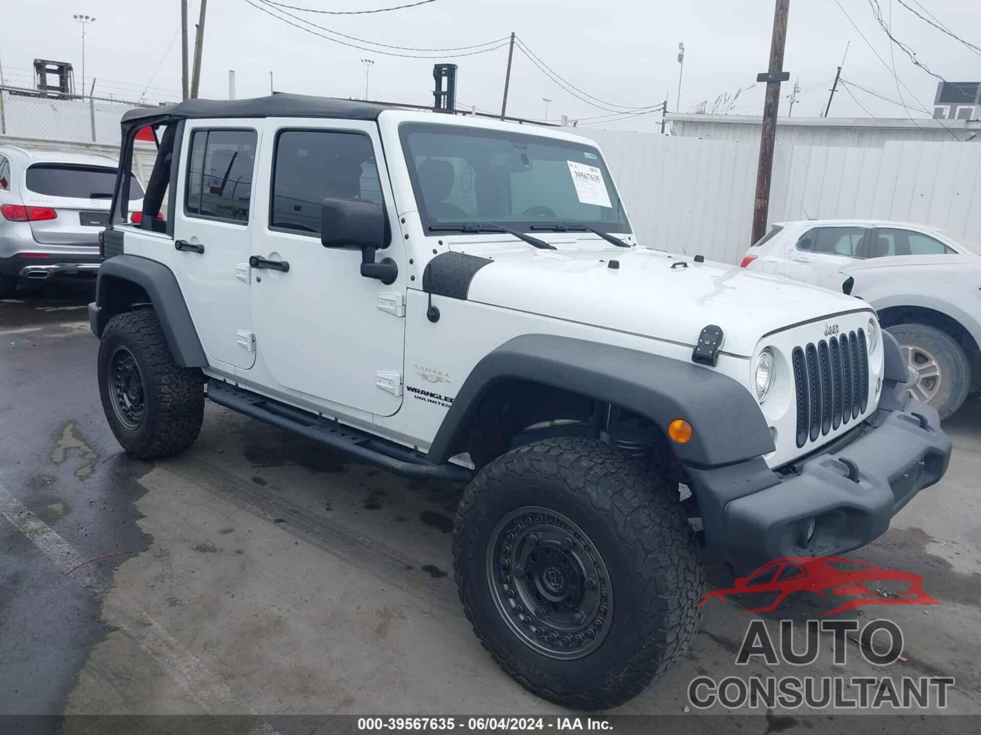 JEEP WRANGLER UNLIMITED 2017 - 1C4BJWDG2HL683457