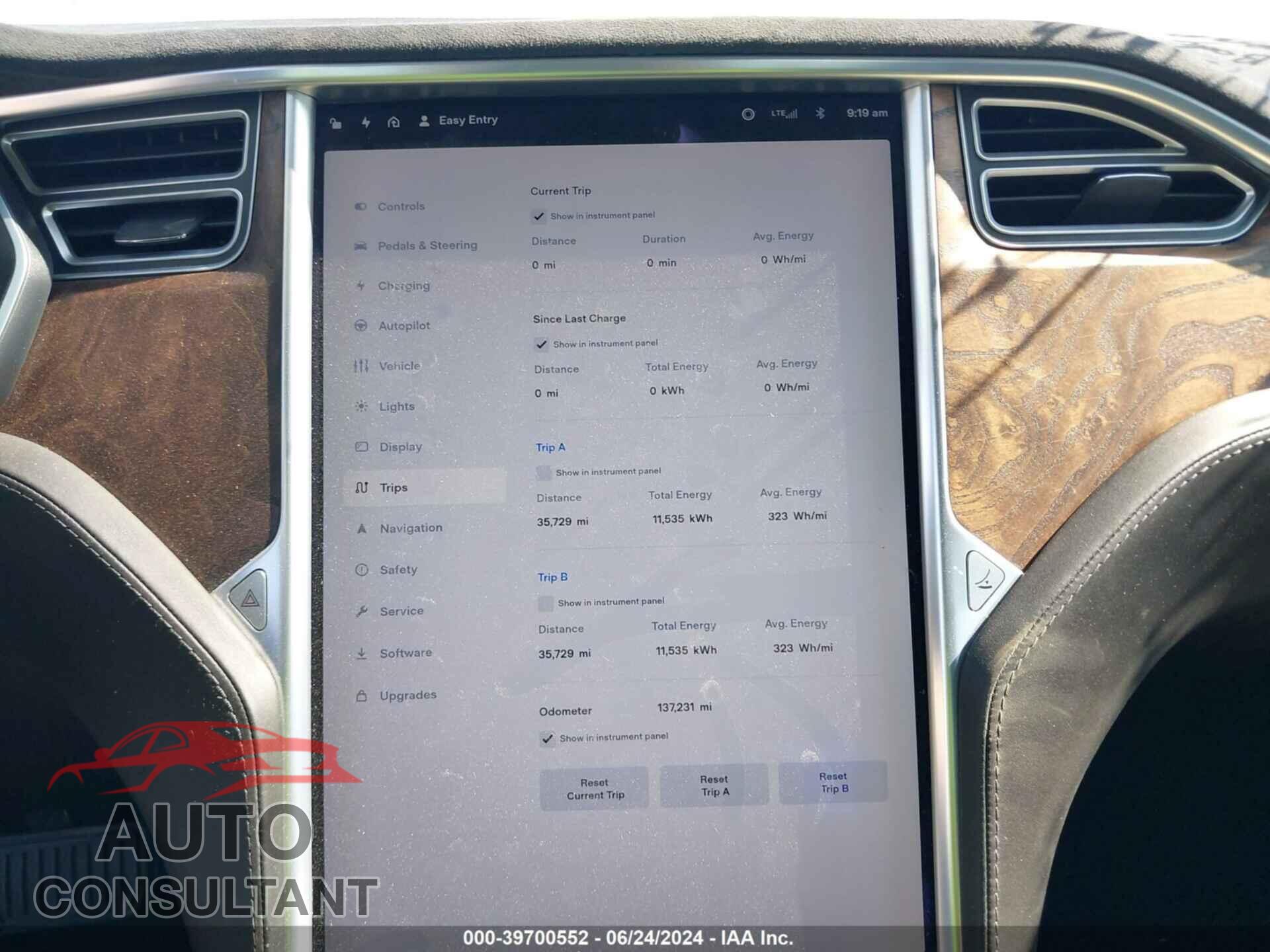 TESLA MODEL S 2017 - 5YJSA1E20HF186092