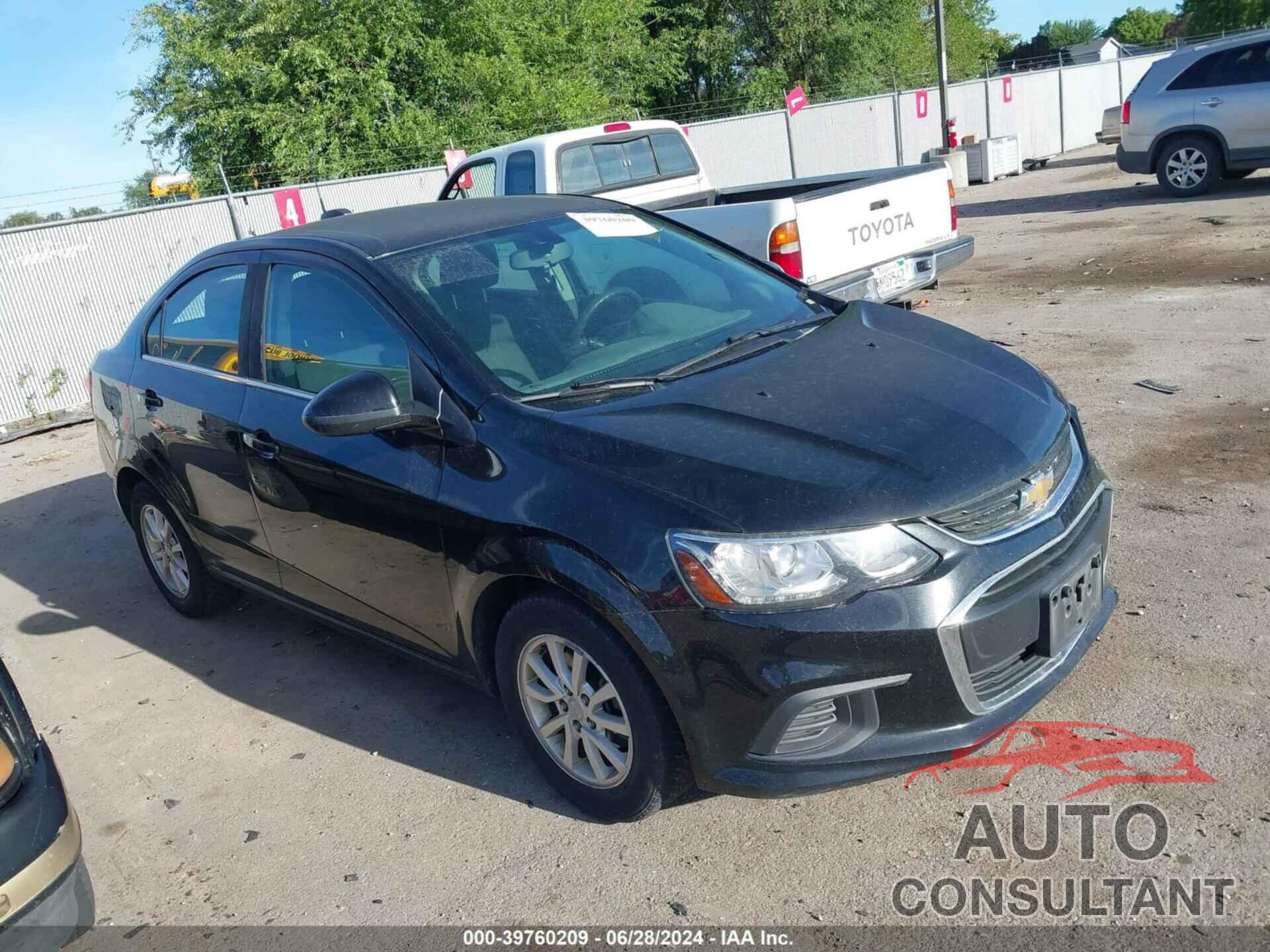 CHEVROLET SONIC 2017 - 1G1JD5SGXH4120949