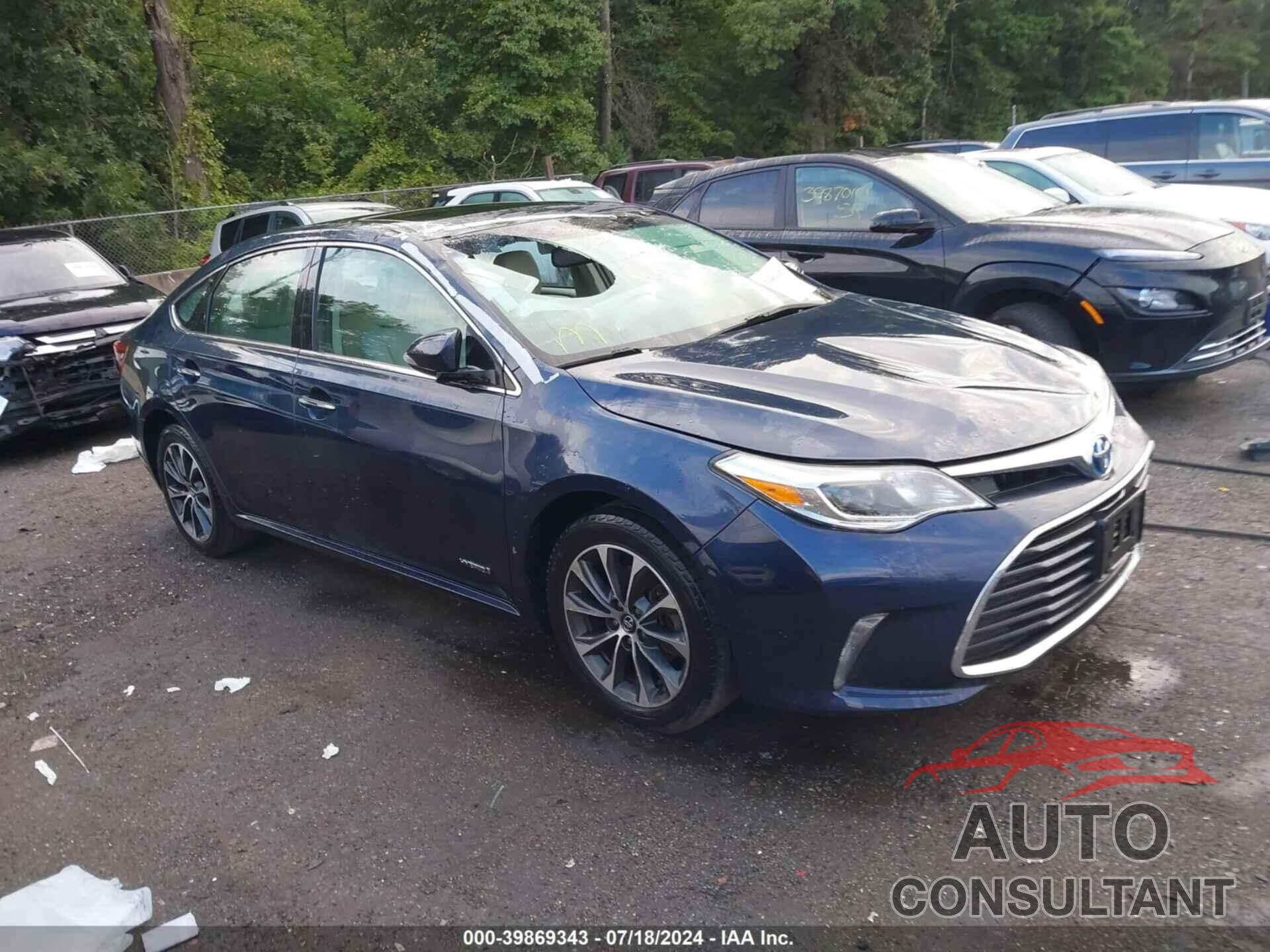 TOYOTA AVALON HYBRID 2016 - 4T1BD1EB9GU055039