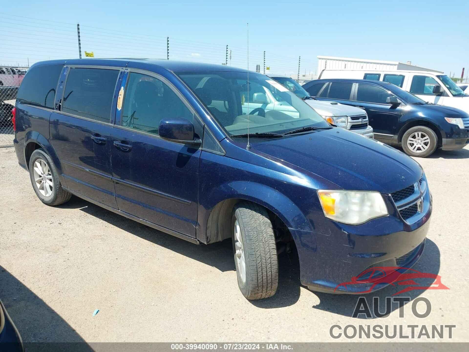 DODGE GRAND CARAVAN 2013 - 2C4RDGCGXDR748991