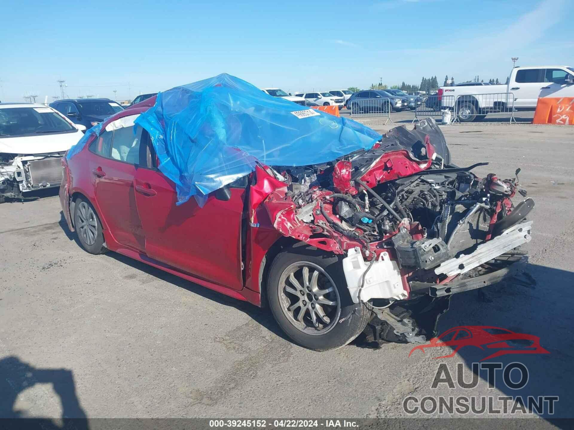 TOYOTA COROLLA 2020 - JTDEBRBEXLJ000924