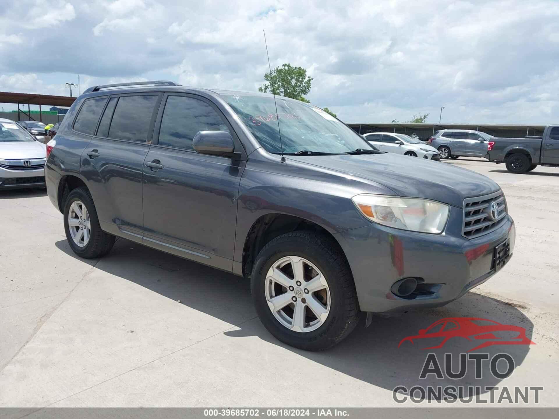 TOYOTA HIGHLANDER 2010 - 5TDZK3EH3AS002678