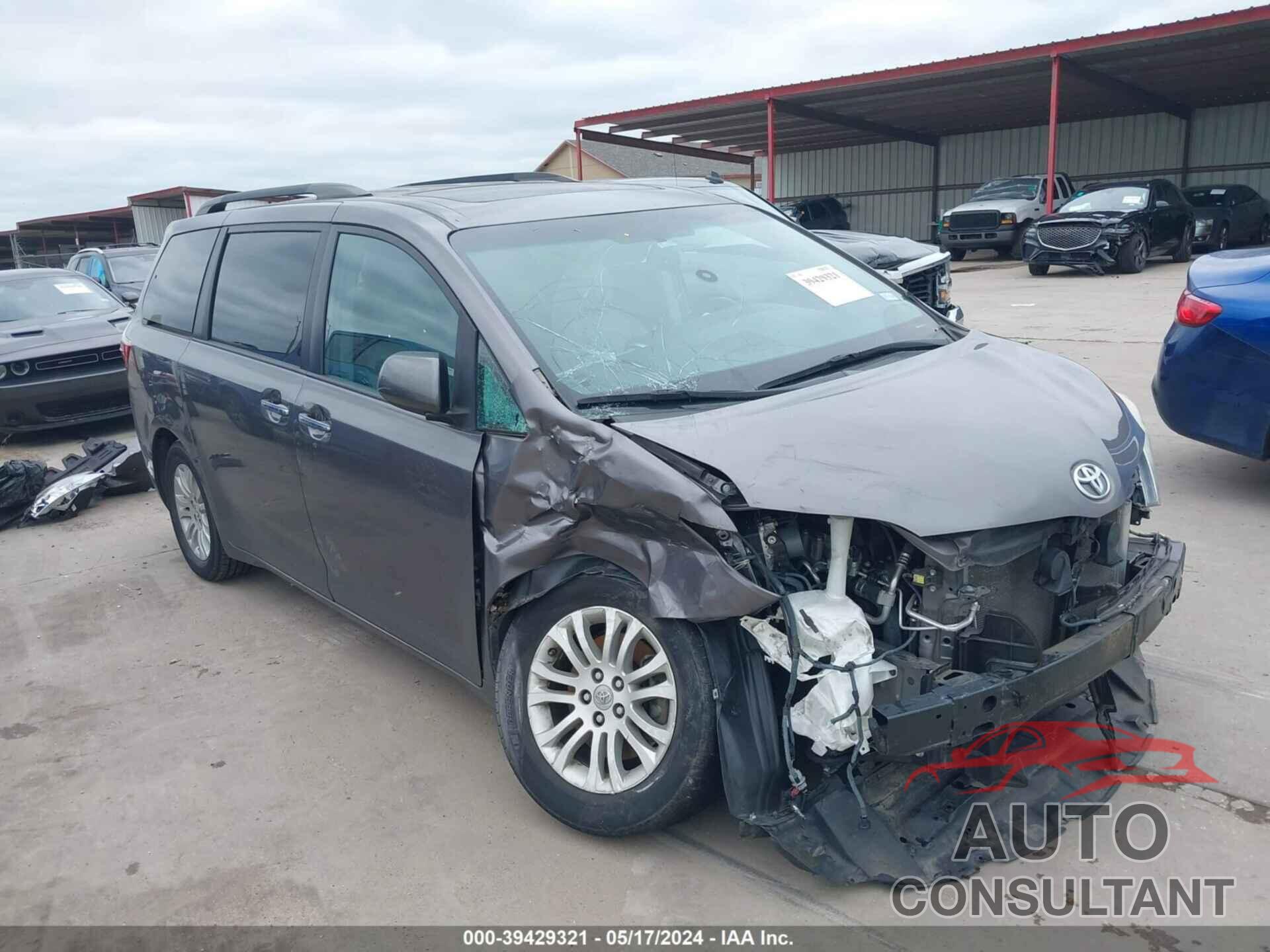 TOYOTA SIENNA 2017 - 5TDYZ3DC9HS862253