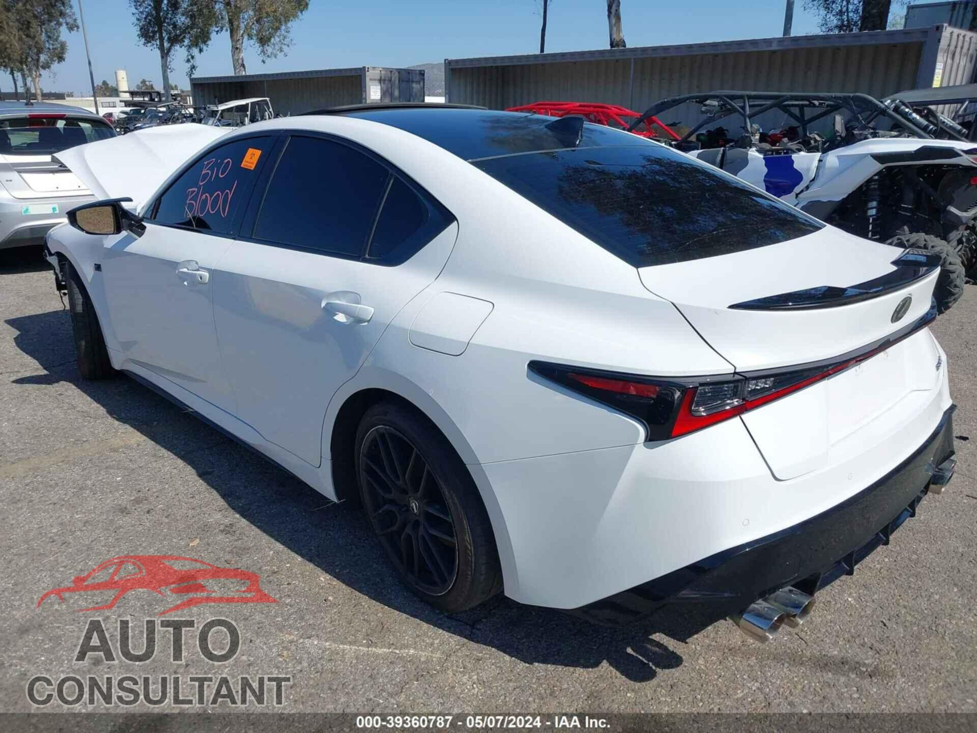 LEXUS IS 500 2023 - JTHAP1D2XP5003548