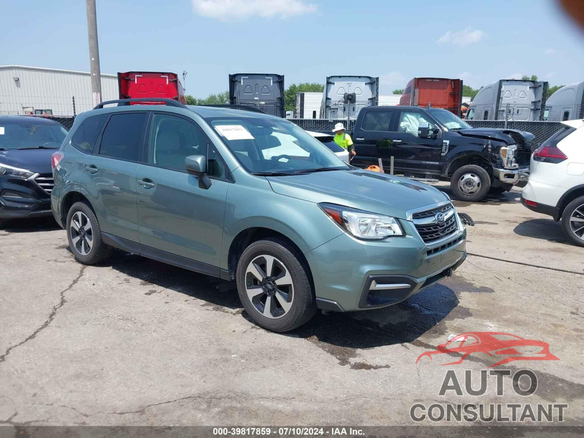 SUBARU FORESTER 2017 - JF2SJAEC7HG490455