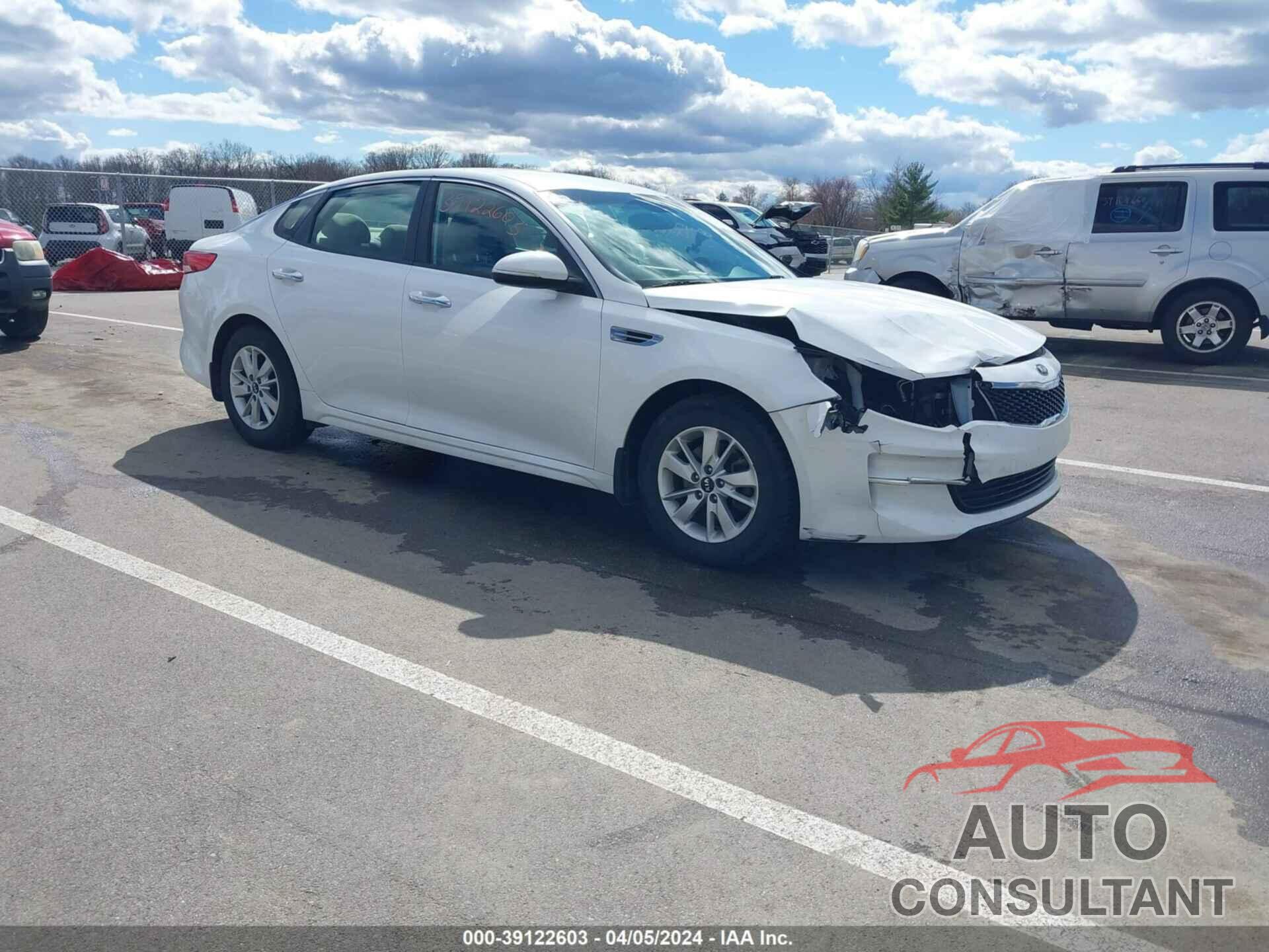 KIA OPTIMA 2016 - KNAGT4L3XG5071655