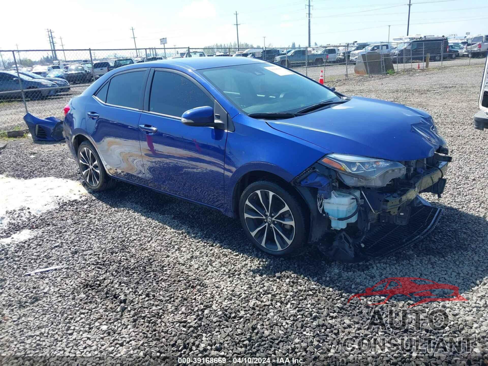 TOYOTA COROLLA 2017 - 2T1BURHE9HC884183