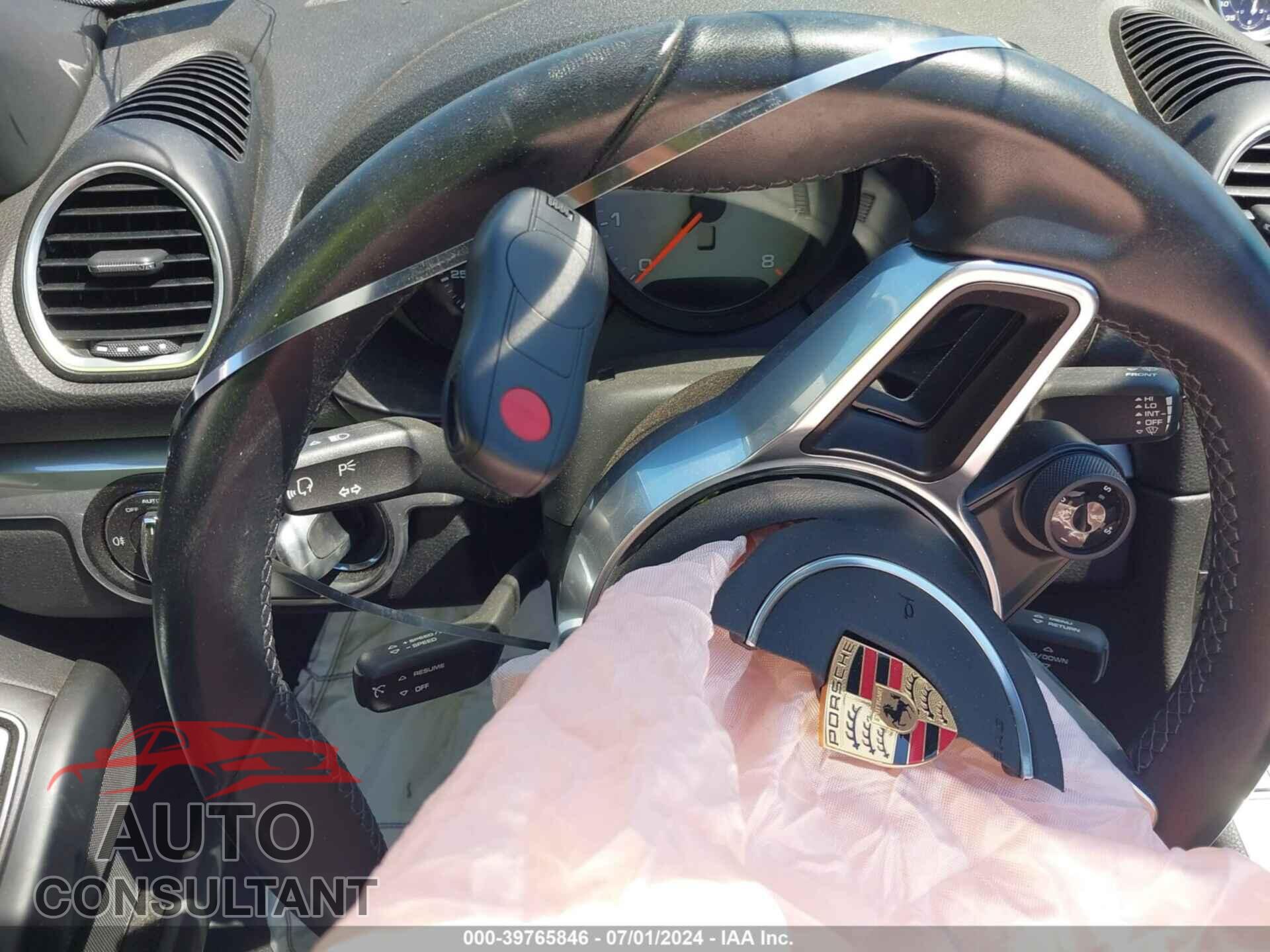 PORSCHE 718 BOXSTER 2017 - WP0CB2A80HS241306
