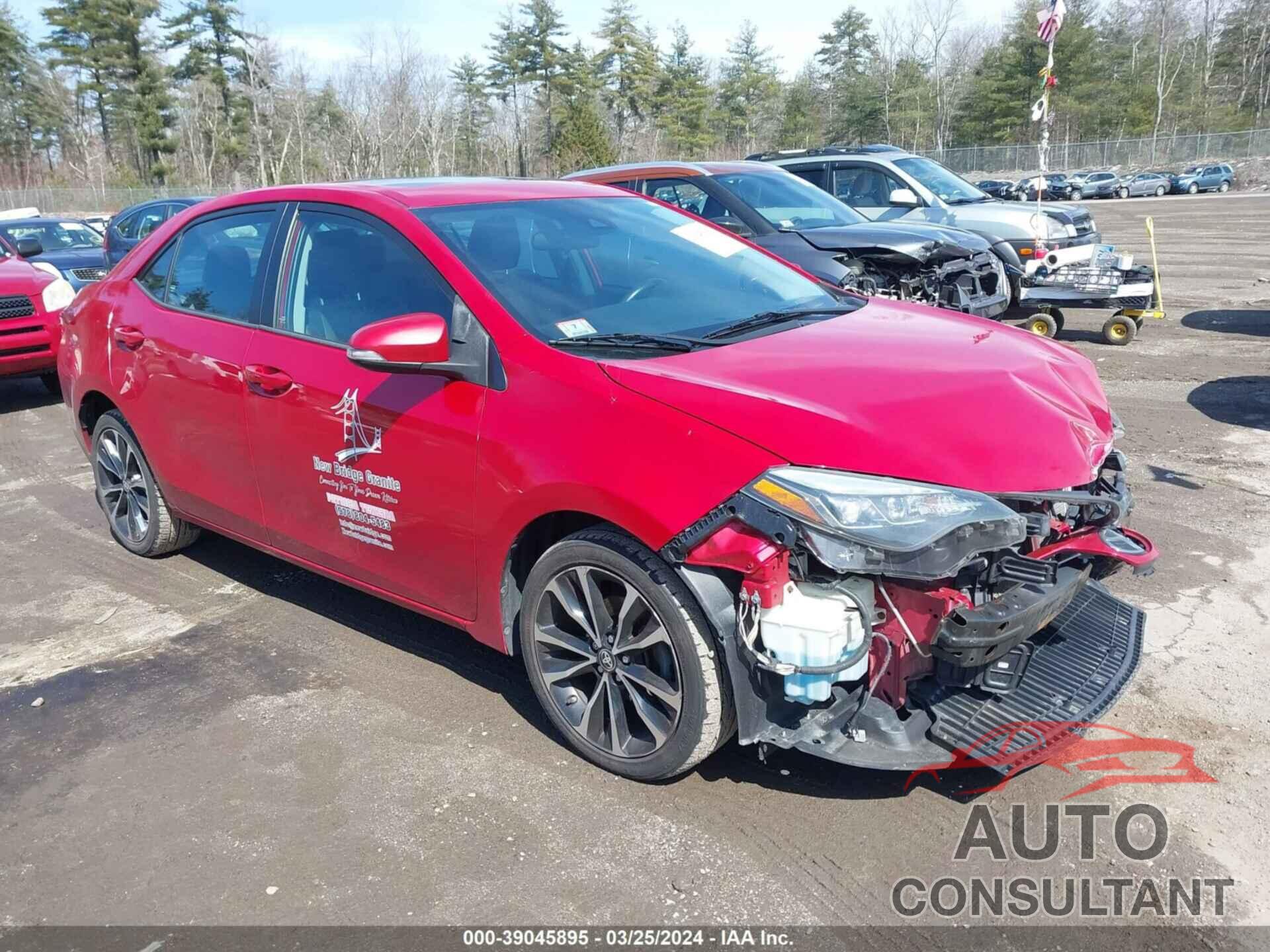 TOYOTA COROLLA 2018 - 2T1BURHE1JC986146