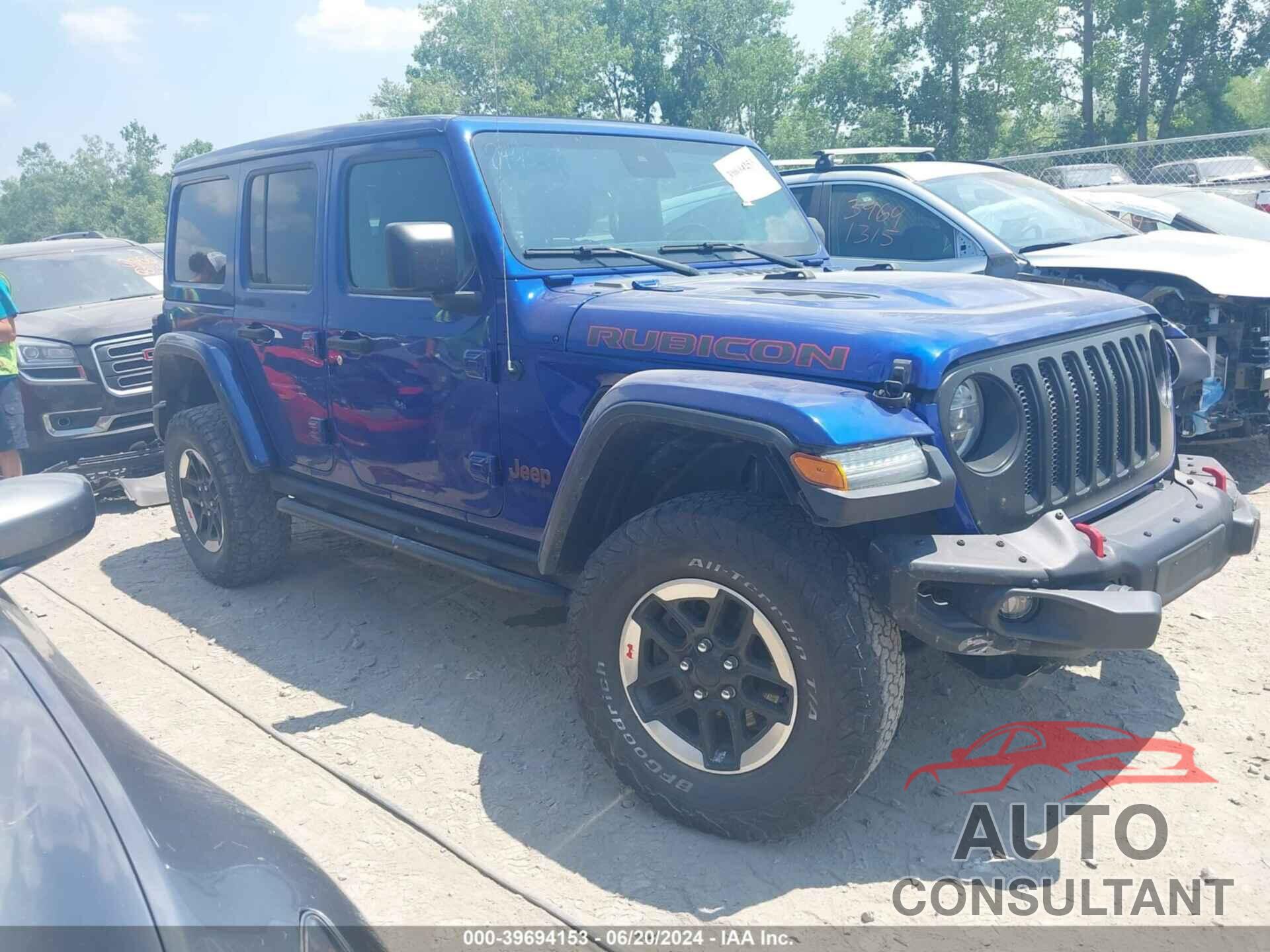 JEEP WRANGLER UNLIMITED 2020 - 1C4JJXFM9LW265019