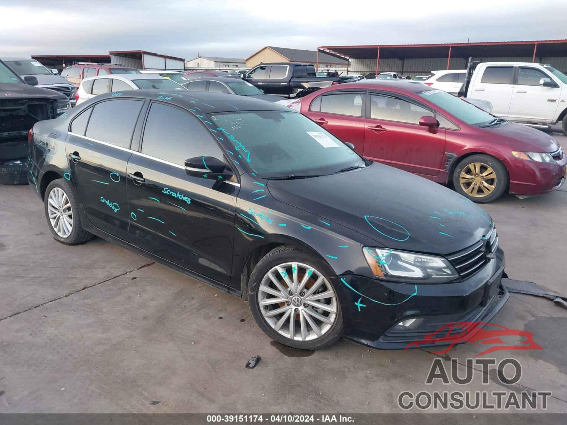 VOLKSWAGEN JETTA 2016 - 3VWL07AJXGM394334