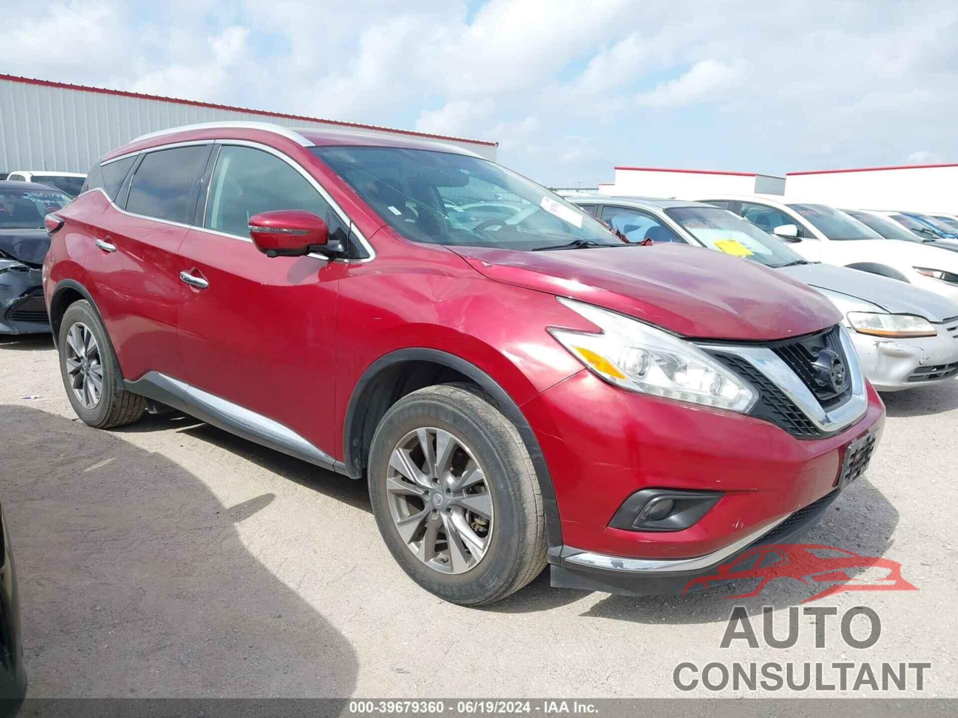 NISSAN MURANO 2017 - 5N1AZ2MG3HN168724