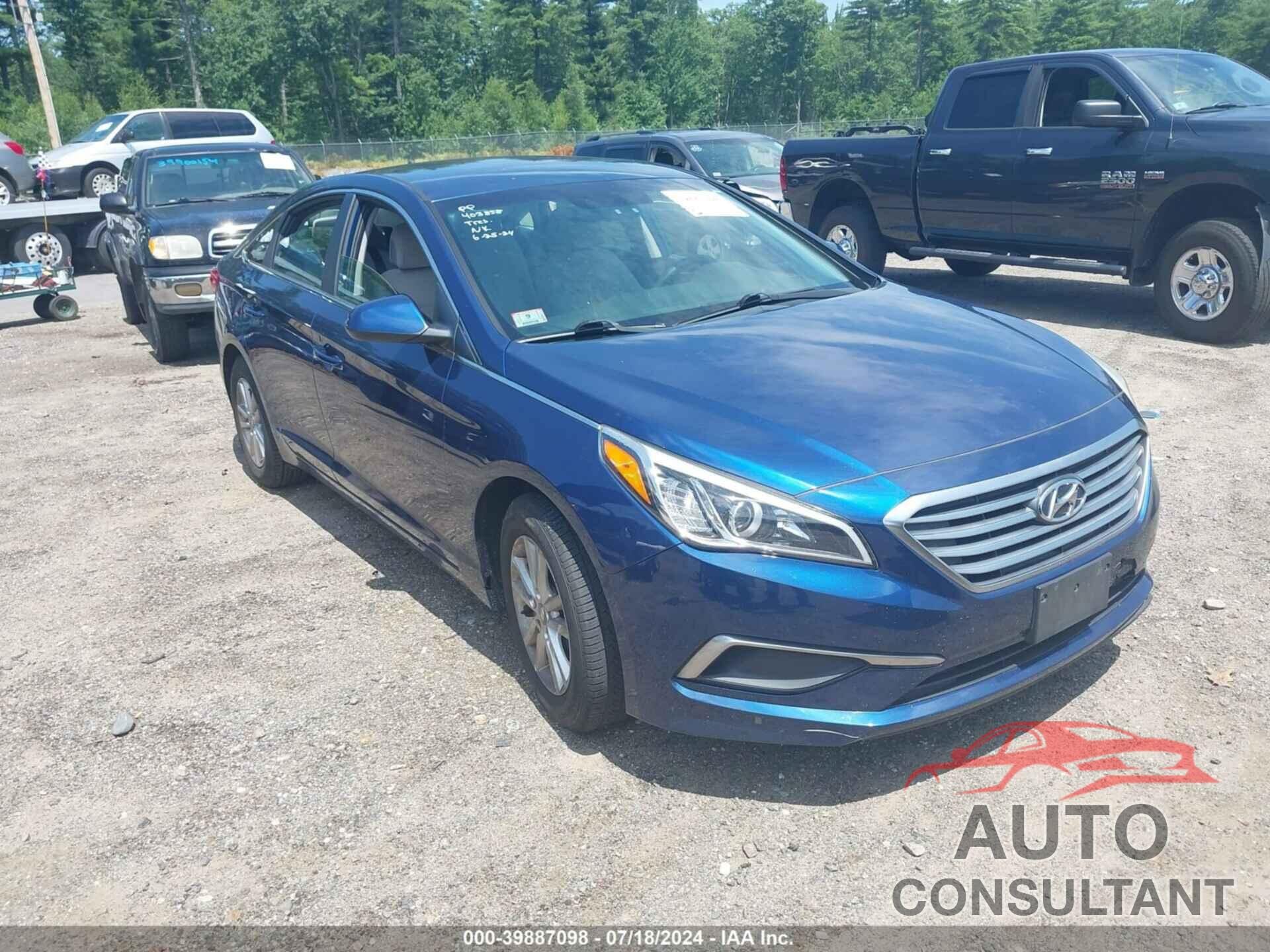 HYUNDAI SONATA 2017 - 5NPE24AF0HH518568