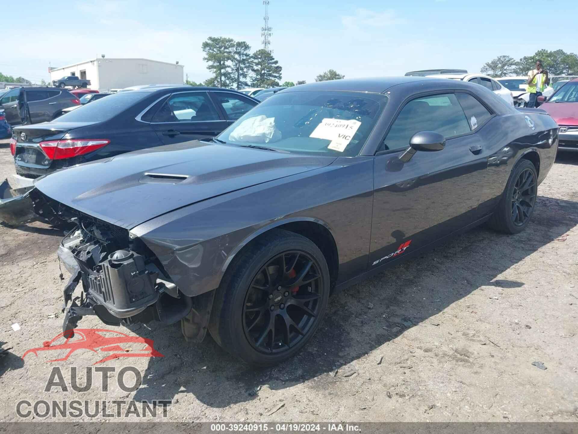 DODGE CHALLENGER 2019 - 2C3CDZAG2KH751363
