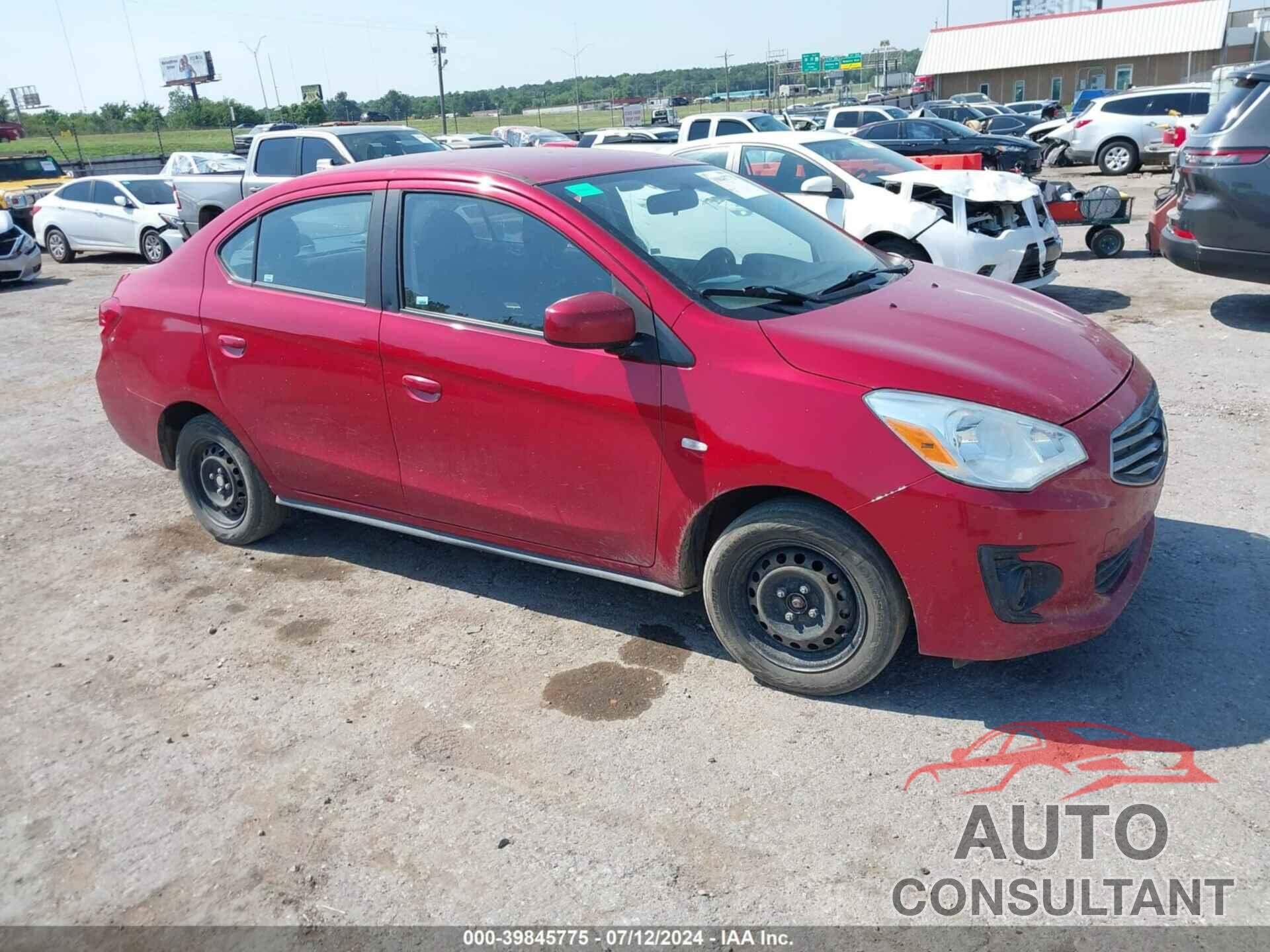 MITSUBISHI MIRAGE G4 2019 - ML32F3FJ8KHF01530