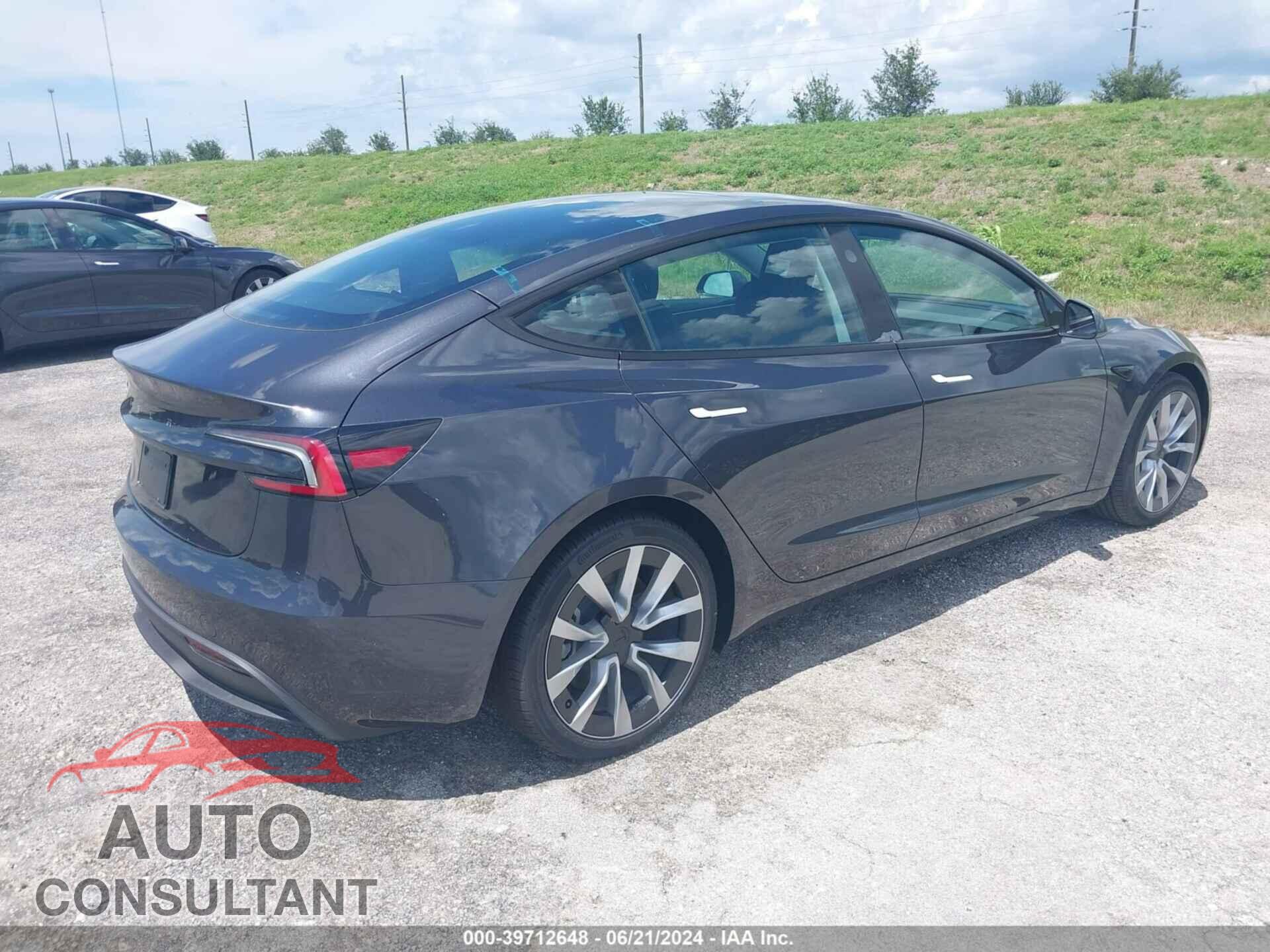 TESLA MODEL 3 2024 - 5YJ3E1EA7RF752685