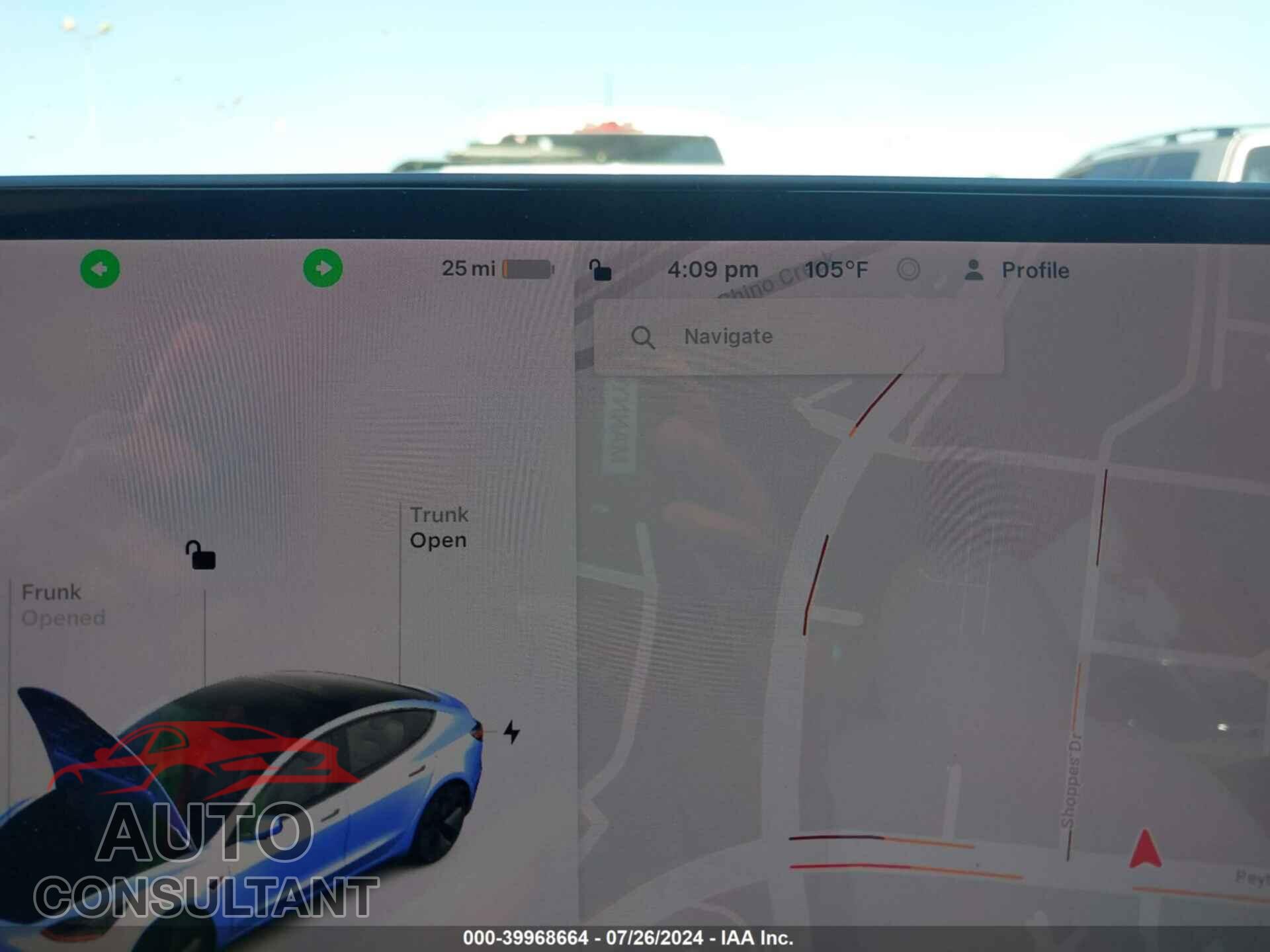 TESLA MODEL 3 2019 - 5YJ3E1EA4KF312090