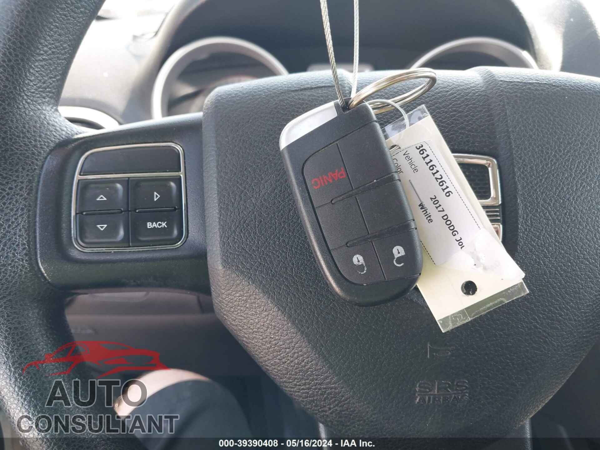DODGE JOURNEY 2017 - 3C4PDCAB4HT707976