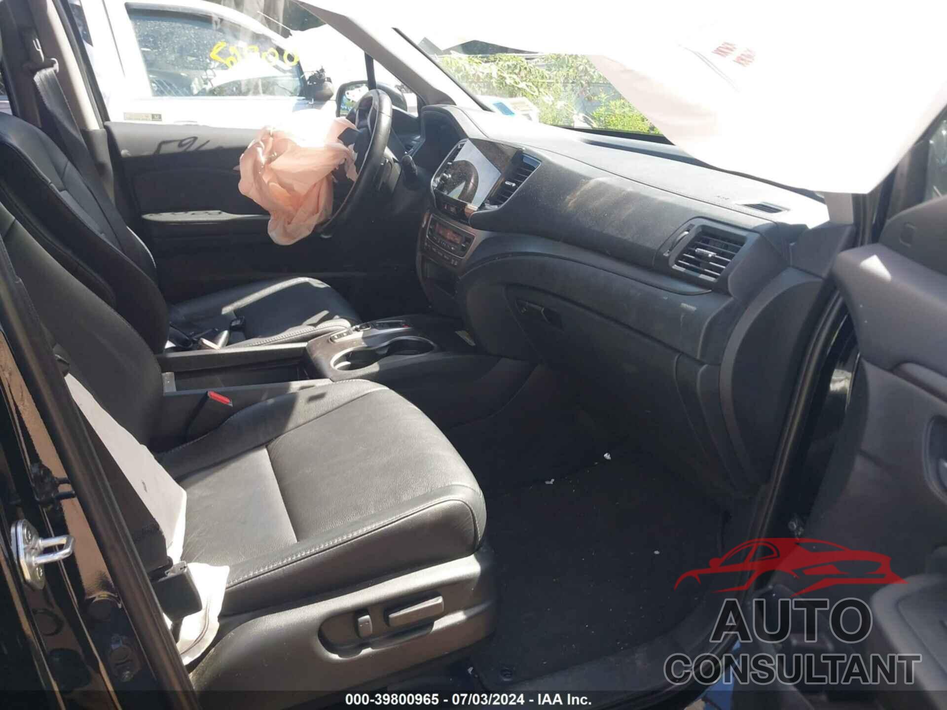 HONDA PILOT 2022 - 5FNYF6H22NB040969