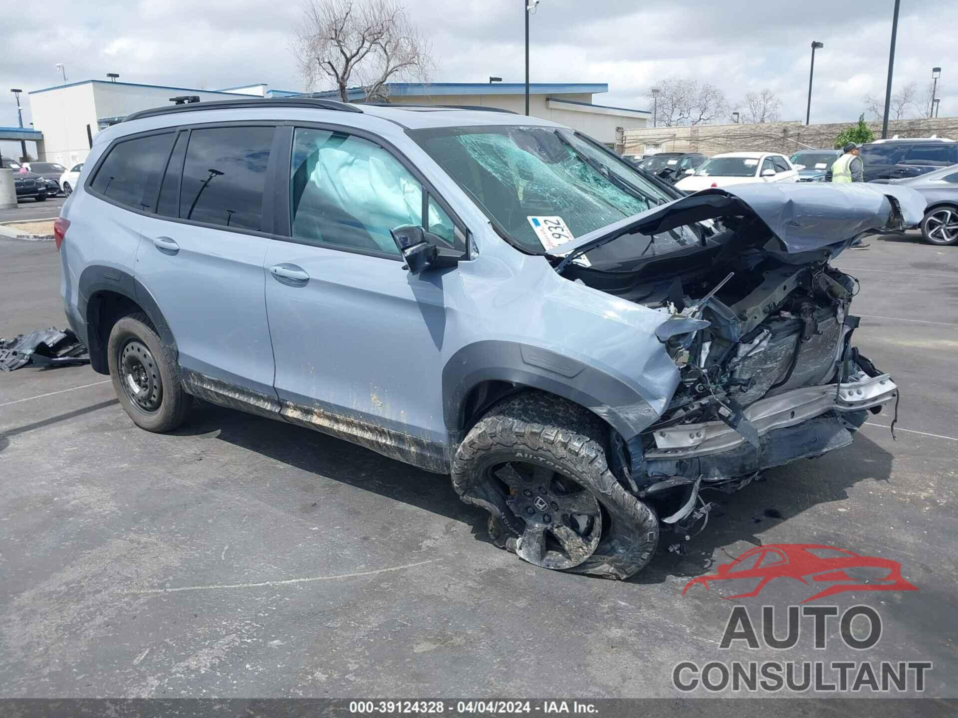 HONDA PILOT 2022 - 5FNYF6H86NB055334