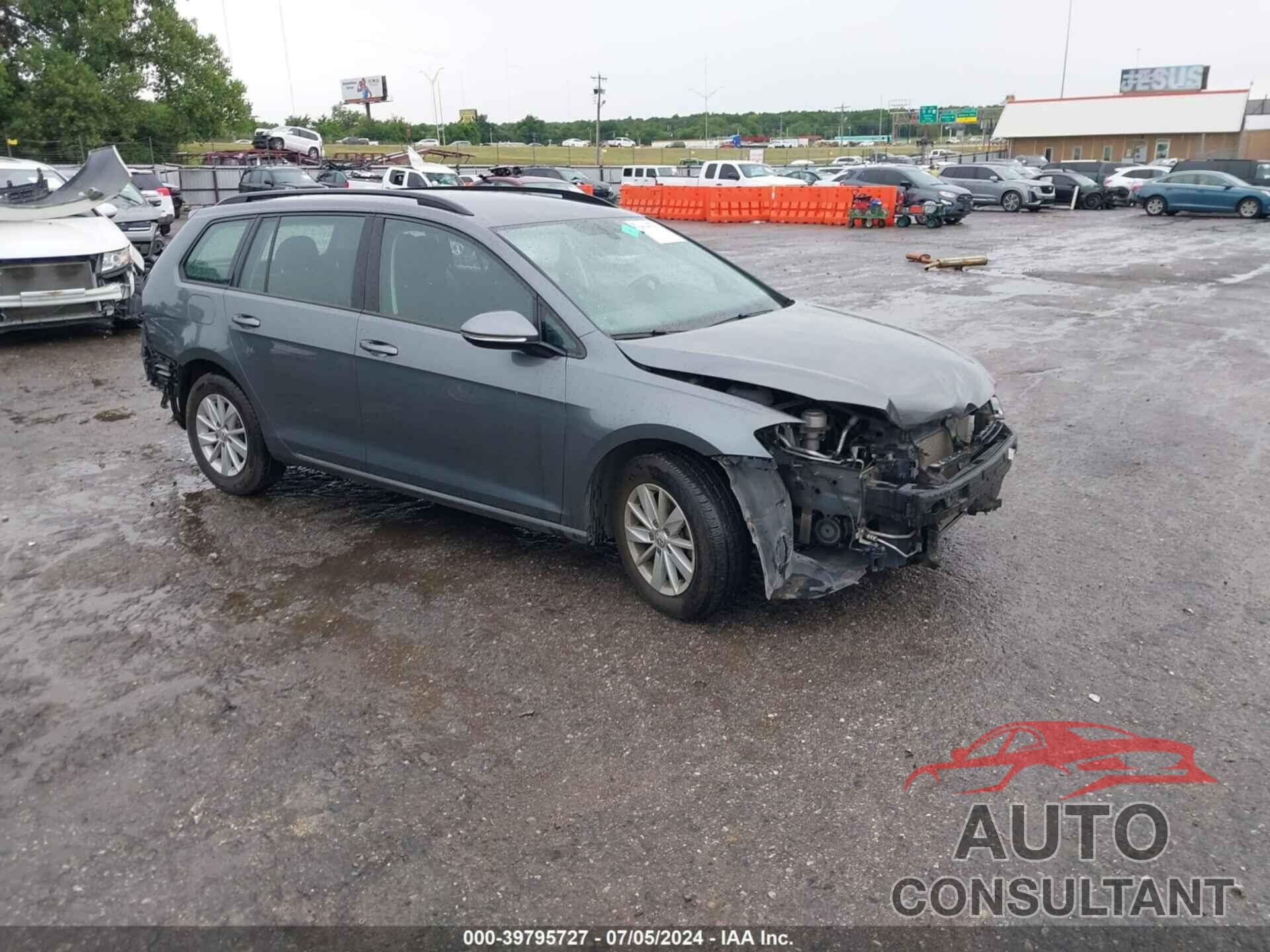 VOLKSWAGEN GOLF SPORTWAGEN 2019 - 3VWY57AU8KM512942