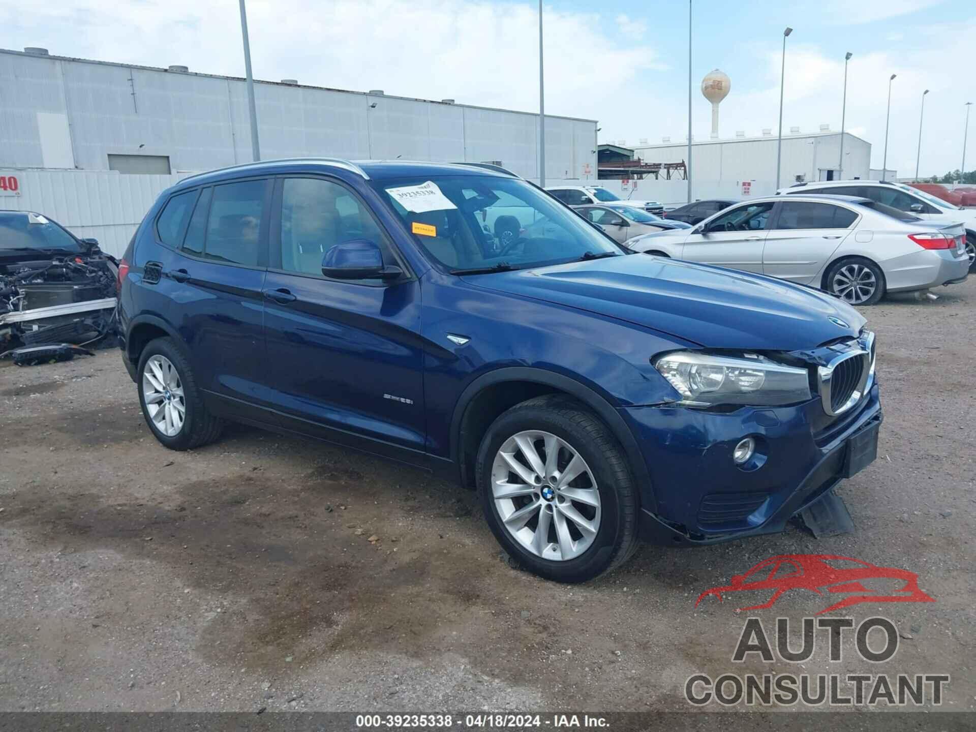 BMW X3 2016 - 5UXWZ7C5XG0R32988