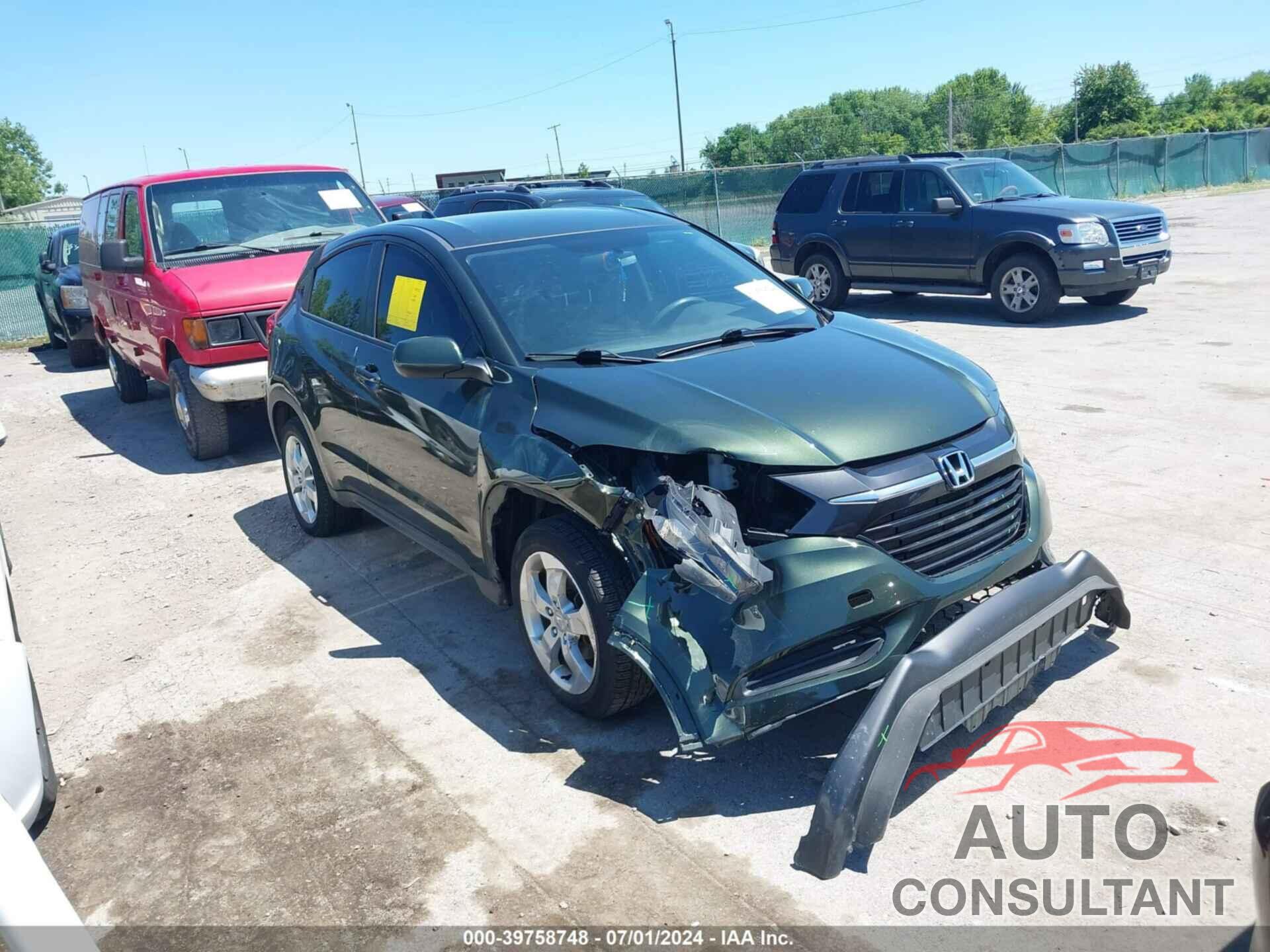 HONDA HR-V 2016 - 3CZRU6H38GM720015