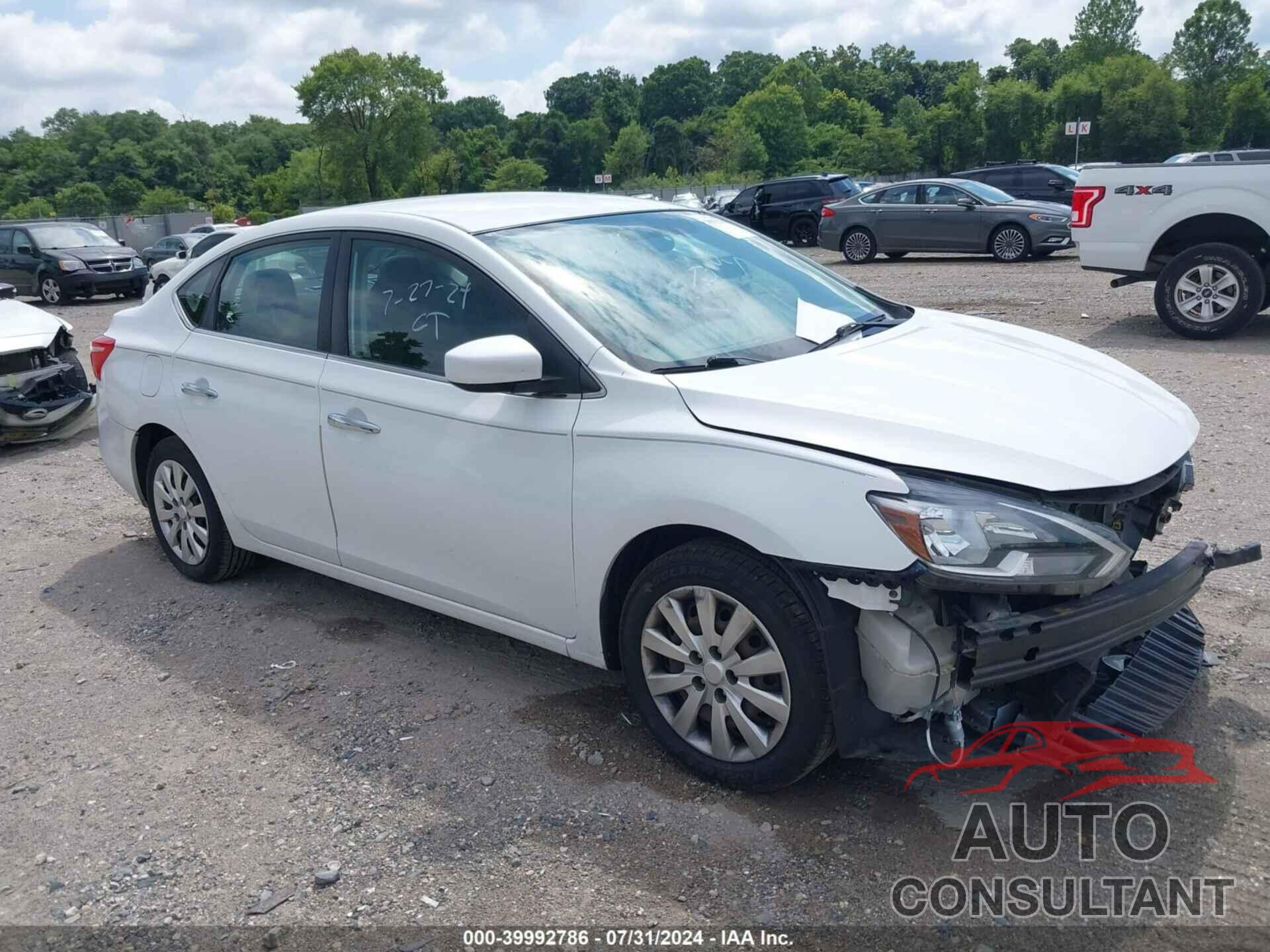 NISSAN SENTRA 2016 - 3N1AB7AP0GY228814