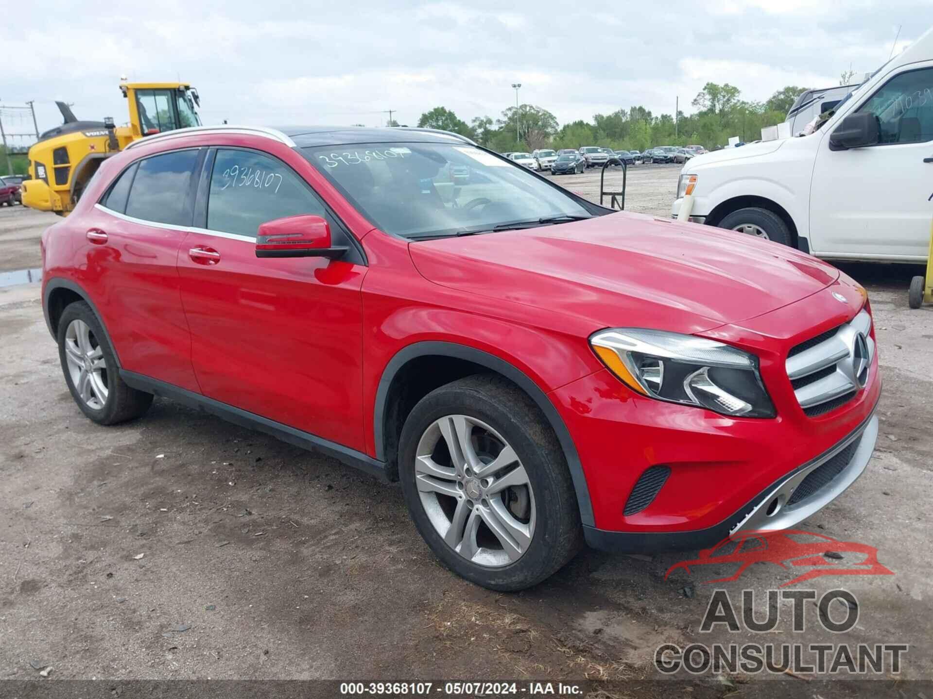 MERCEDES-BENZ GLA 250 2016 - WDCTG4GB6GJ247111