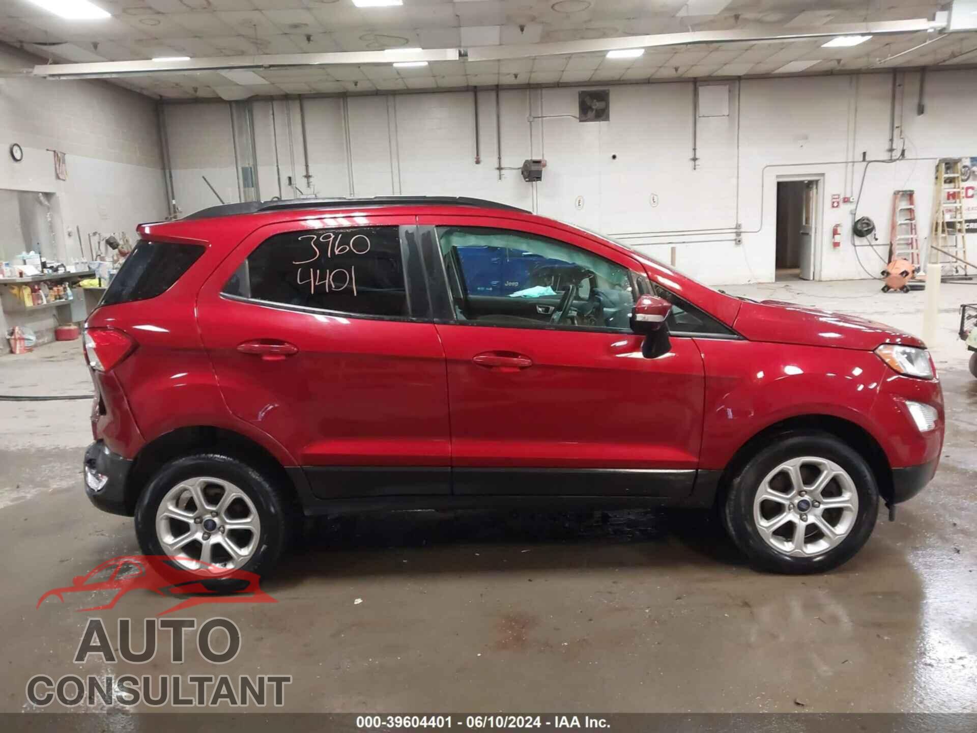 FORD ECOSPORT 2018 - MAJ6P1UL3JC185652
