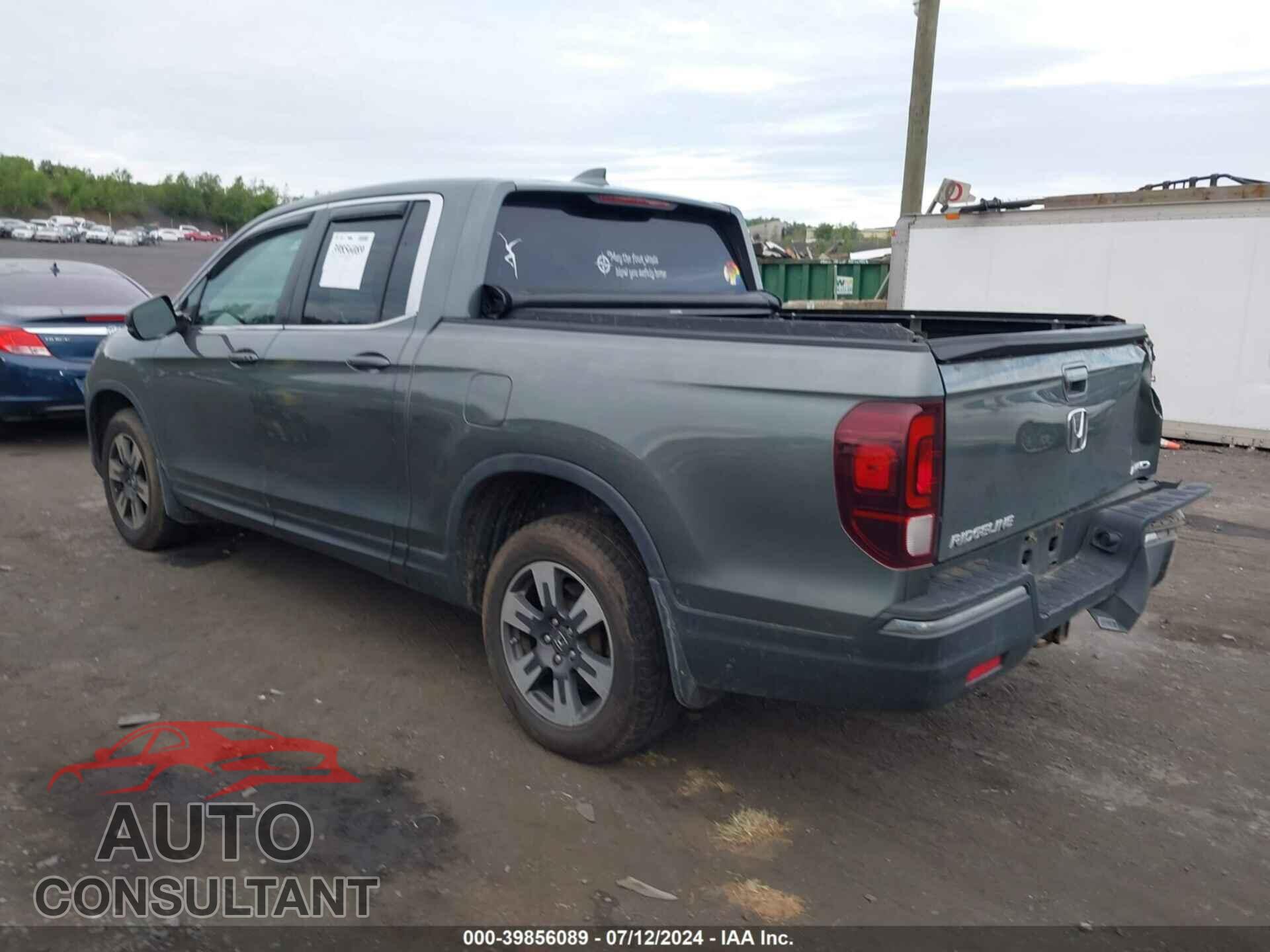 HONDA RIDGELINE 2017 - 5FPYK3F68HB030233