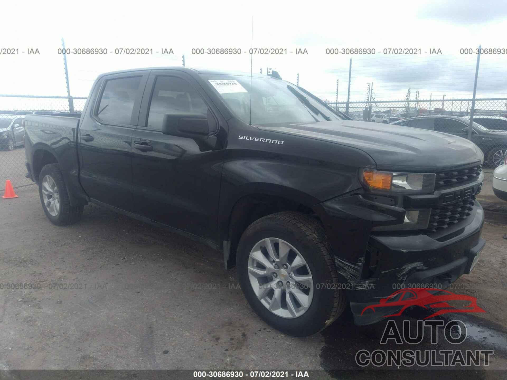 CHEVROLET SILVERADO 1500 2021 - 3GCPWBEK6MG126187