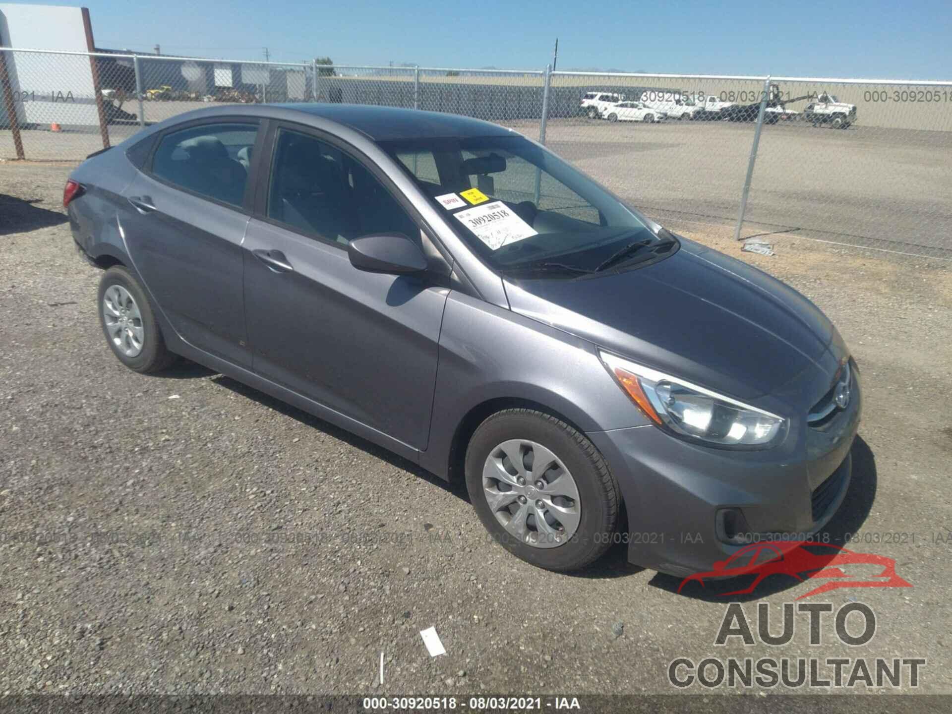 HYUNDAI ACCENT 2017 - KMHCT4AE5HU210101