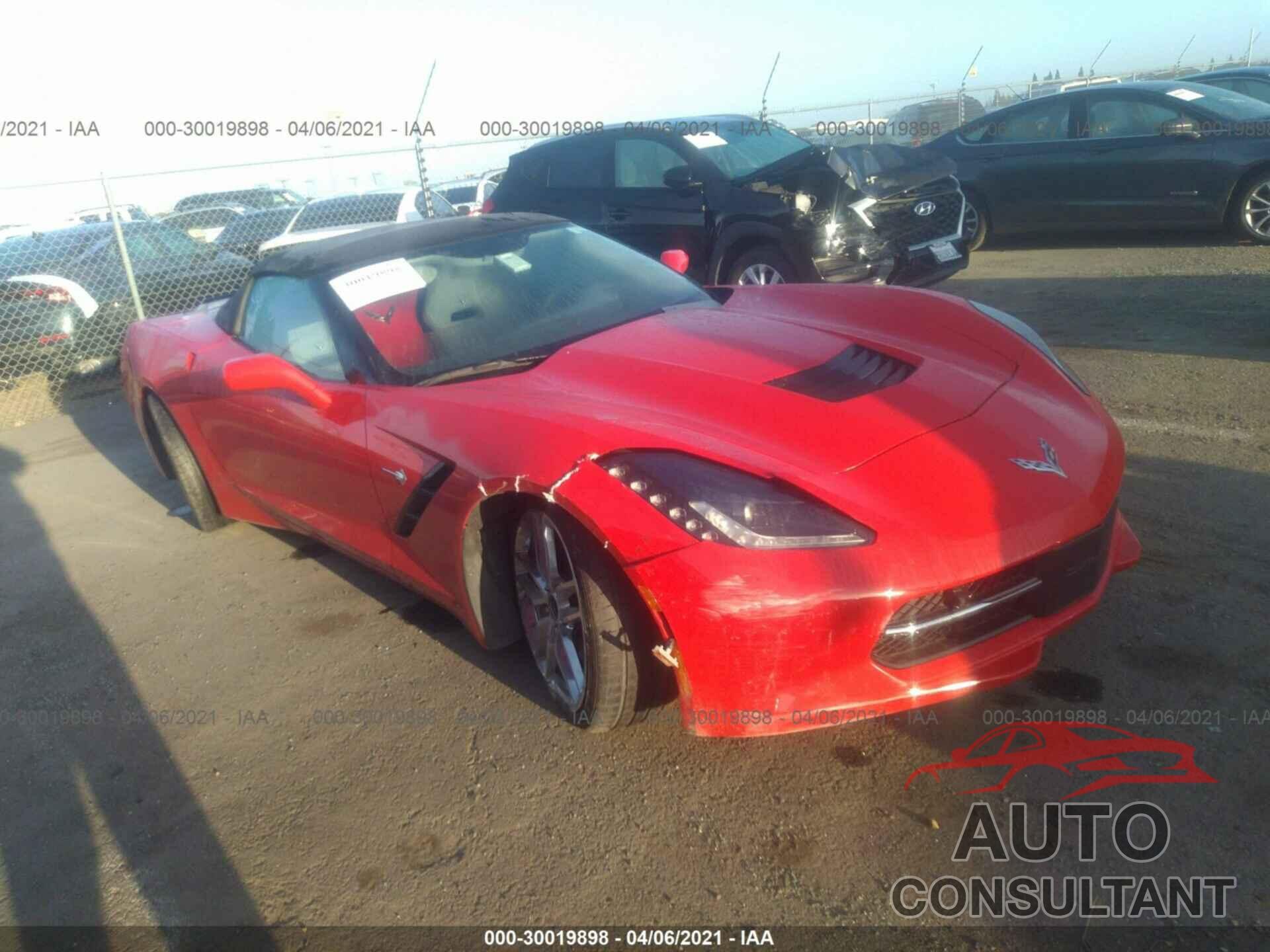 CHEVROLET CORVETTE 2019 - 1G1YF3D7XK5114385