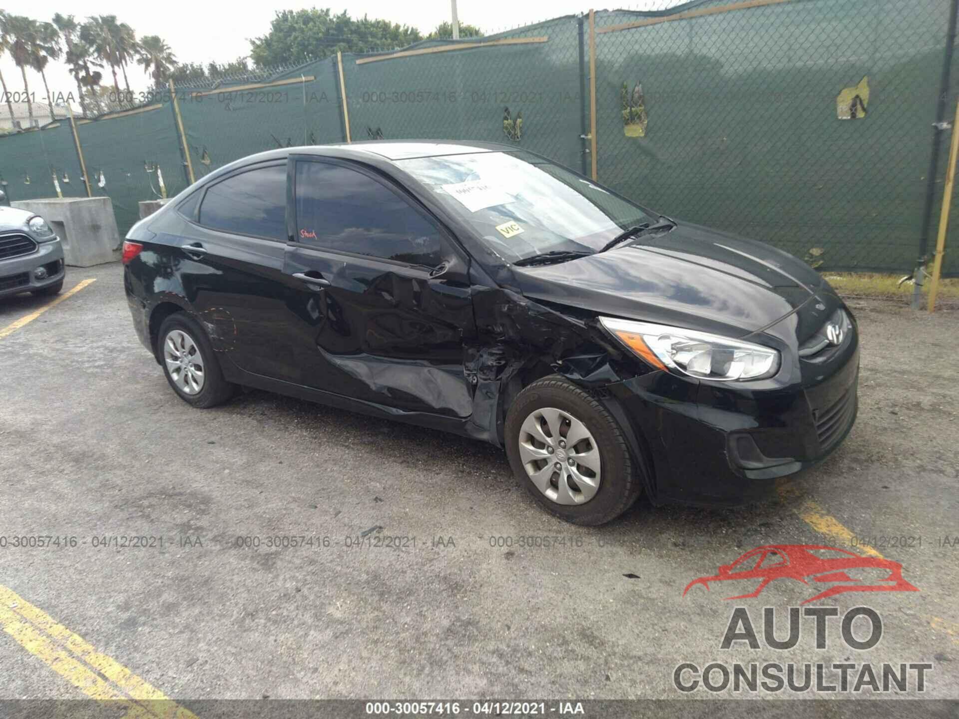 HYUNDAI ACCENT 2016 - KMHCT4AE1GU017300