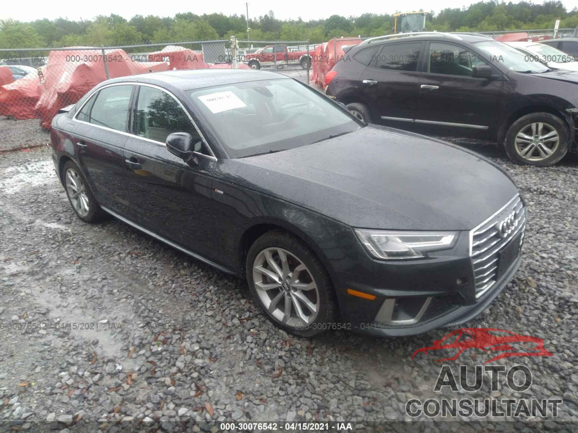 AUDI A4 2019 - WAUENAF45KA014459