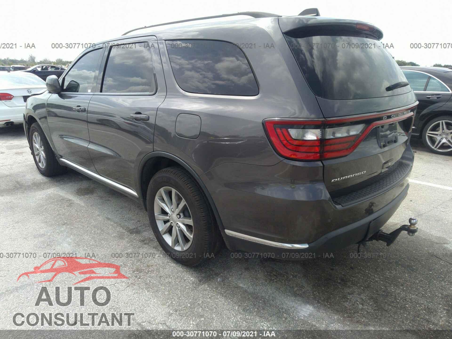 DODGE DURANGO 2017 - 1C4RDHAG6HC814234
