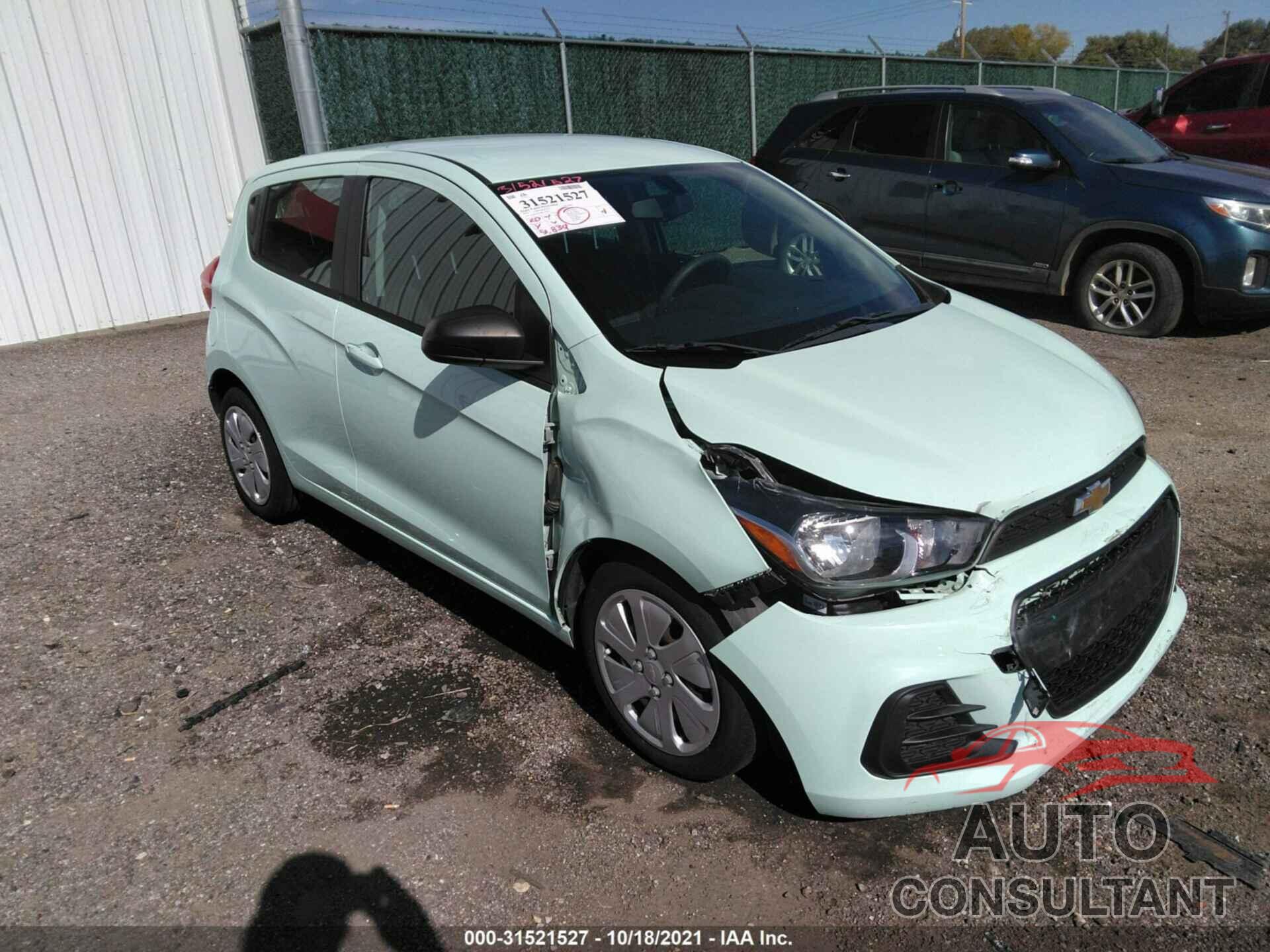 CHEVROLET SPARK 2017 - KL8CB6SA0HC744569