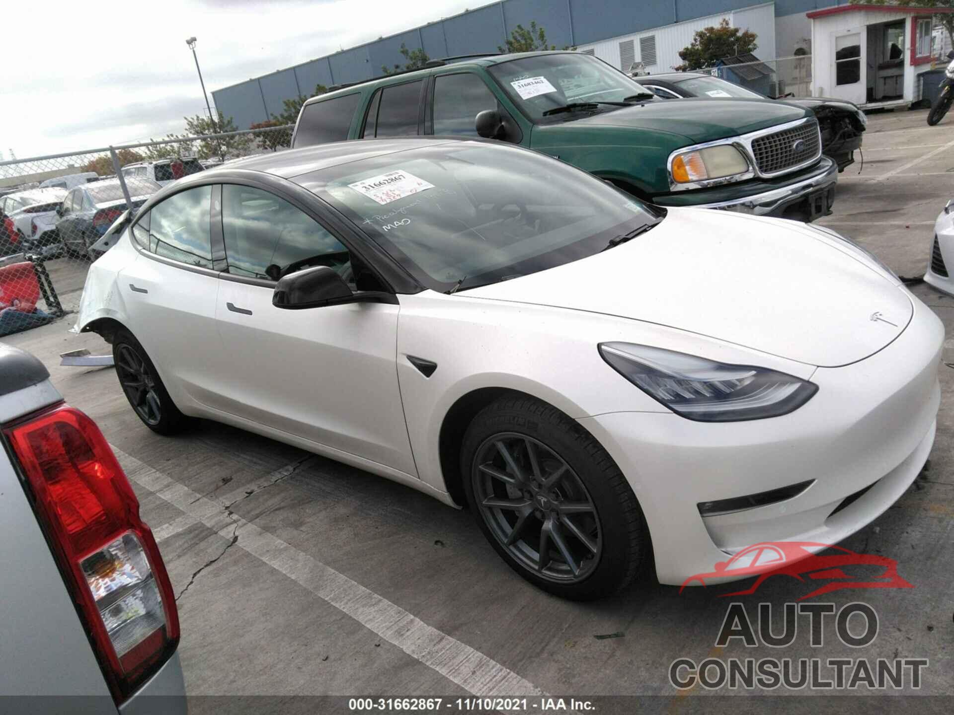 TESLA MODEL 3 2021 - 5YJ3E1EB7MF852903