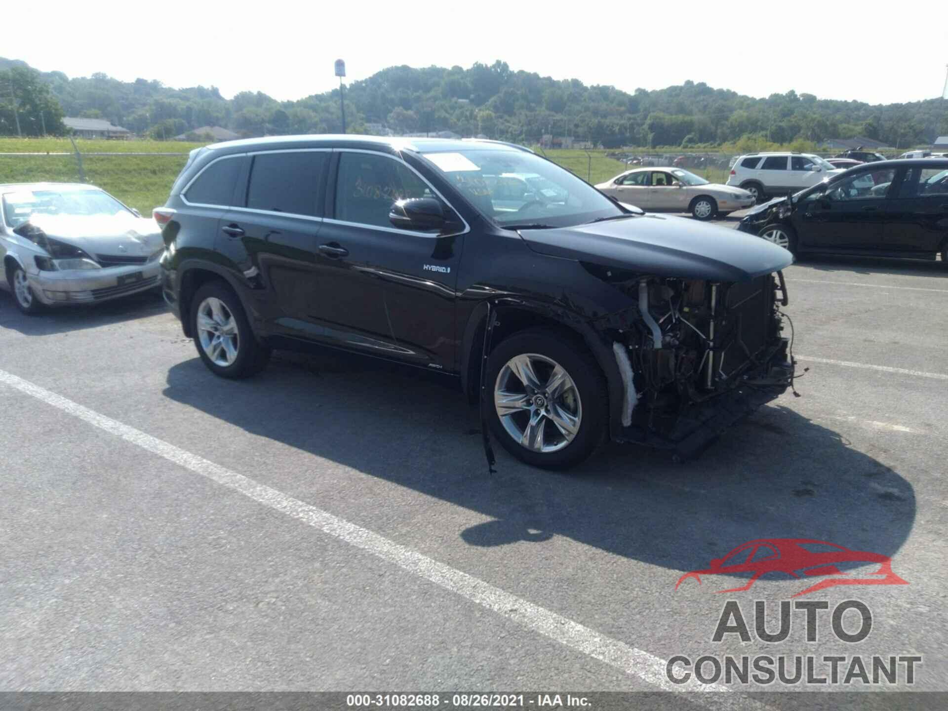 TOYOTA HIGHLANDER HYBRID 2016 - 5TDDCRFH2GS020123