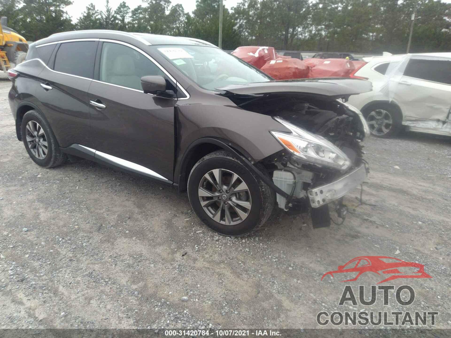 NISSAN MURANO 2016 - 5N1AZ2MGXGN122760