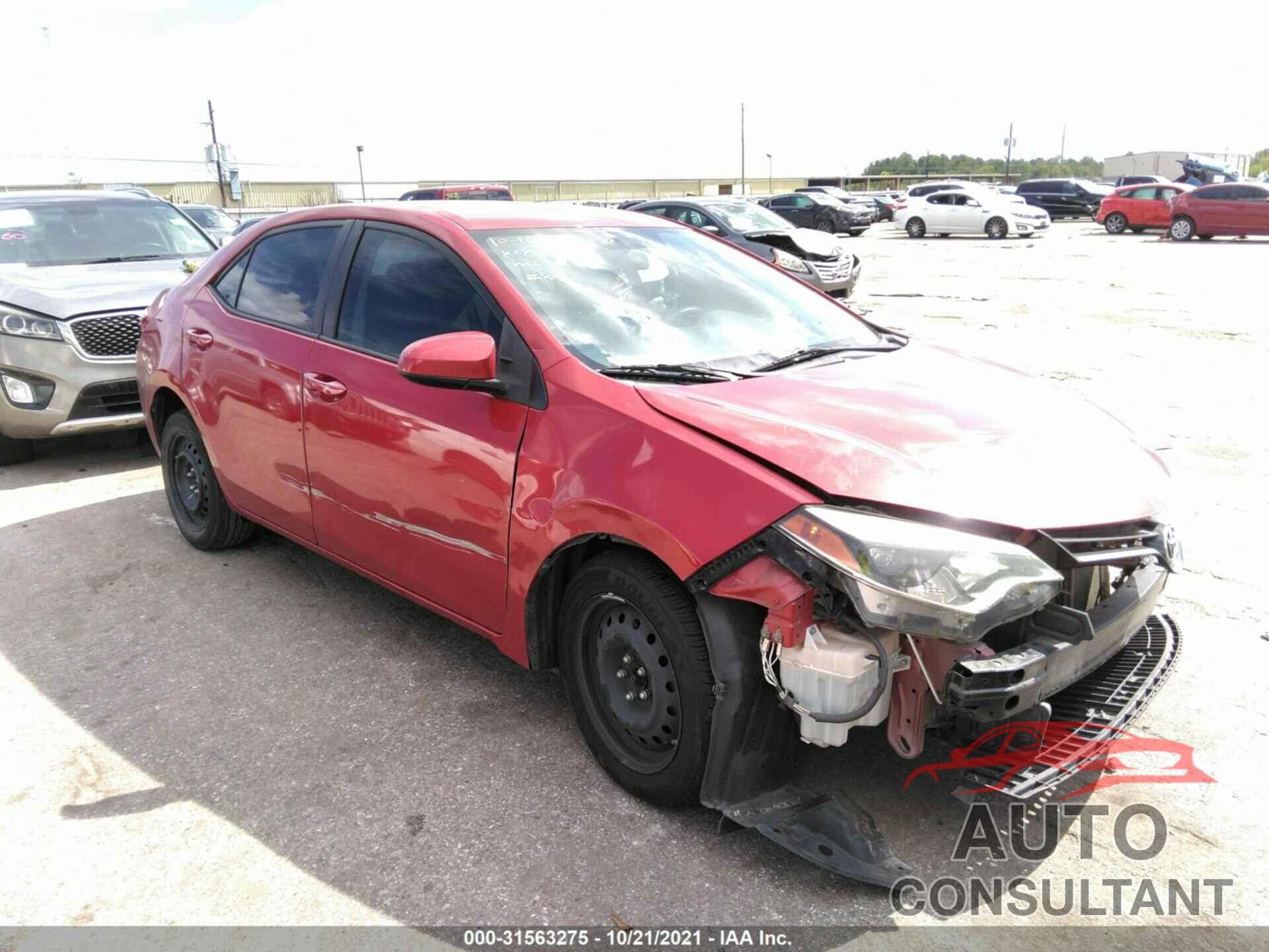 TOYOTA COROLLA 2016 - 5YFBURHE6GP369298