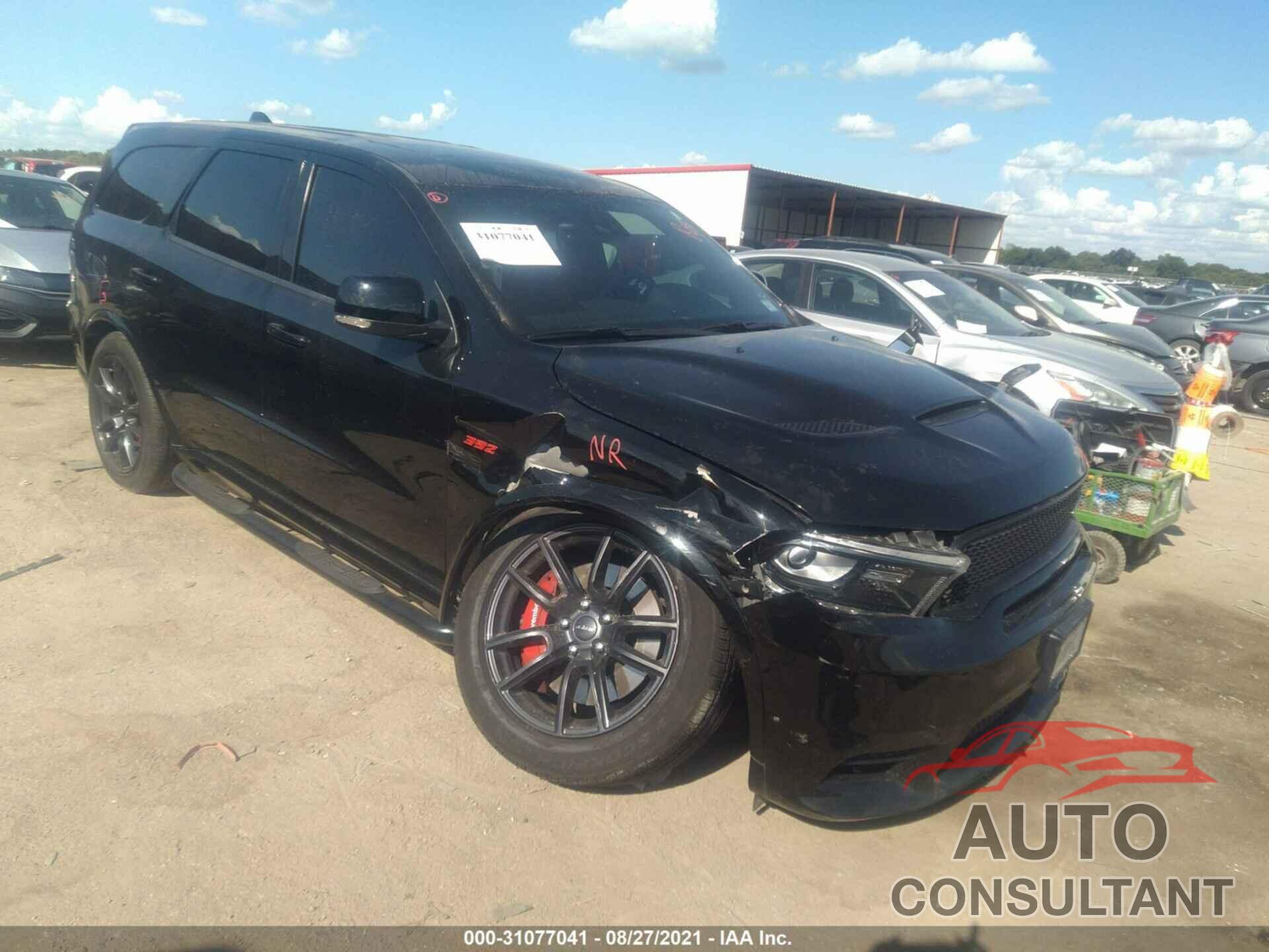 DODGE DURANGO 2018 - 1C4SDJGJ7JC330347