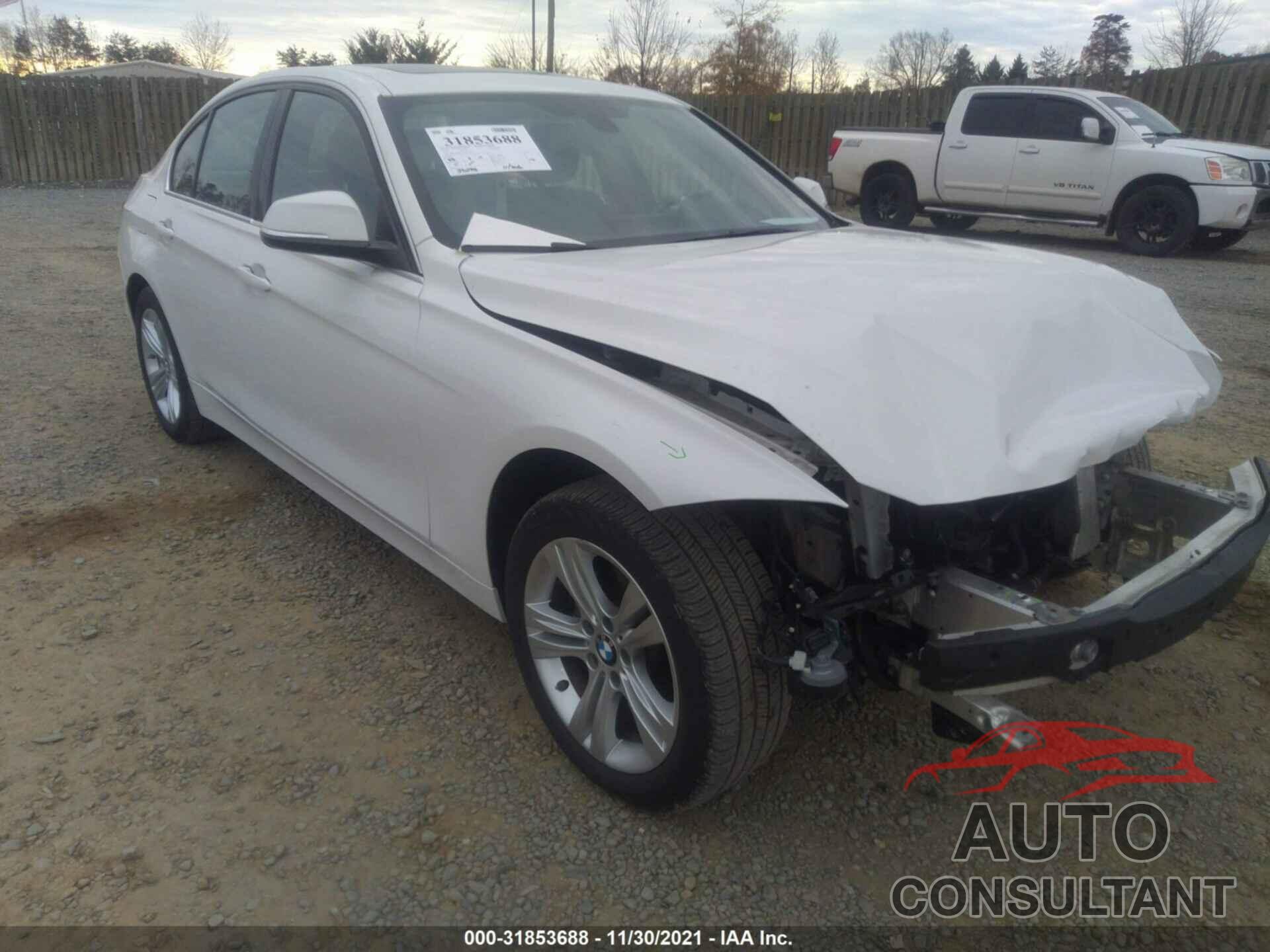 BMW 3 SERIES 2017 - WBA8D9G31HNU62865