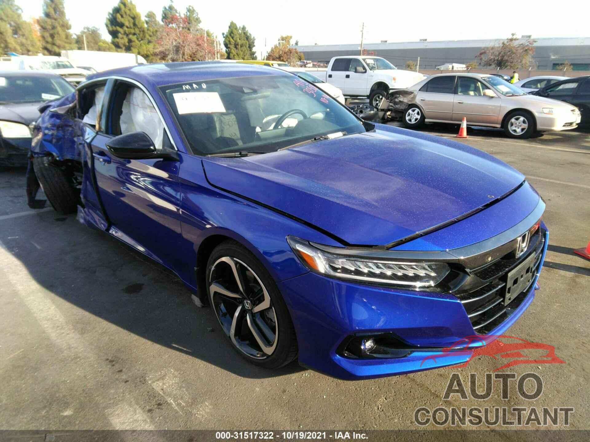 HONDA ACCORD SEDAN 2021 - 1HGCV2F32MA008680