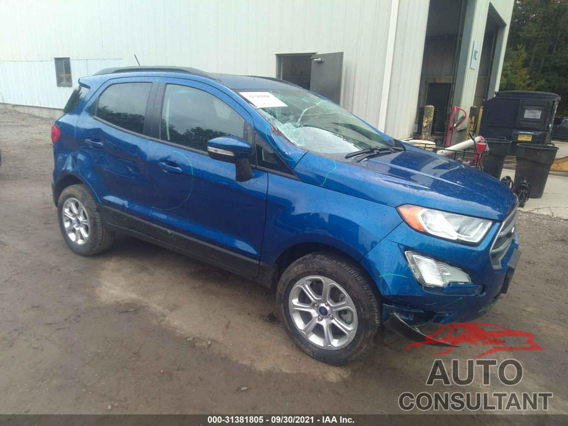 FORD ECOSPORT 2021 - MAJ6S3GL6MC395446