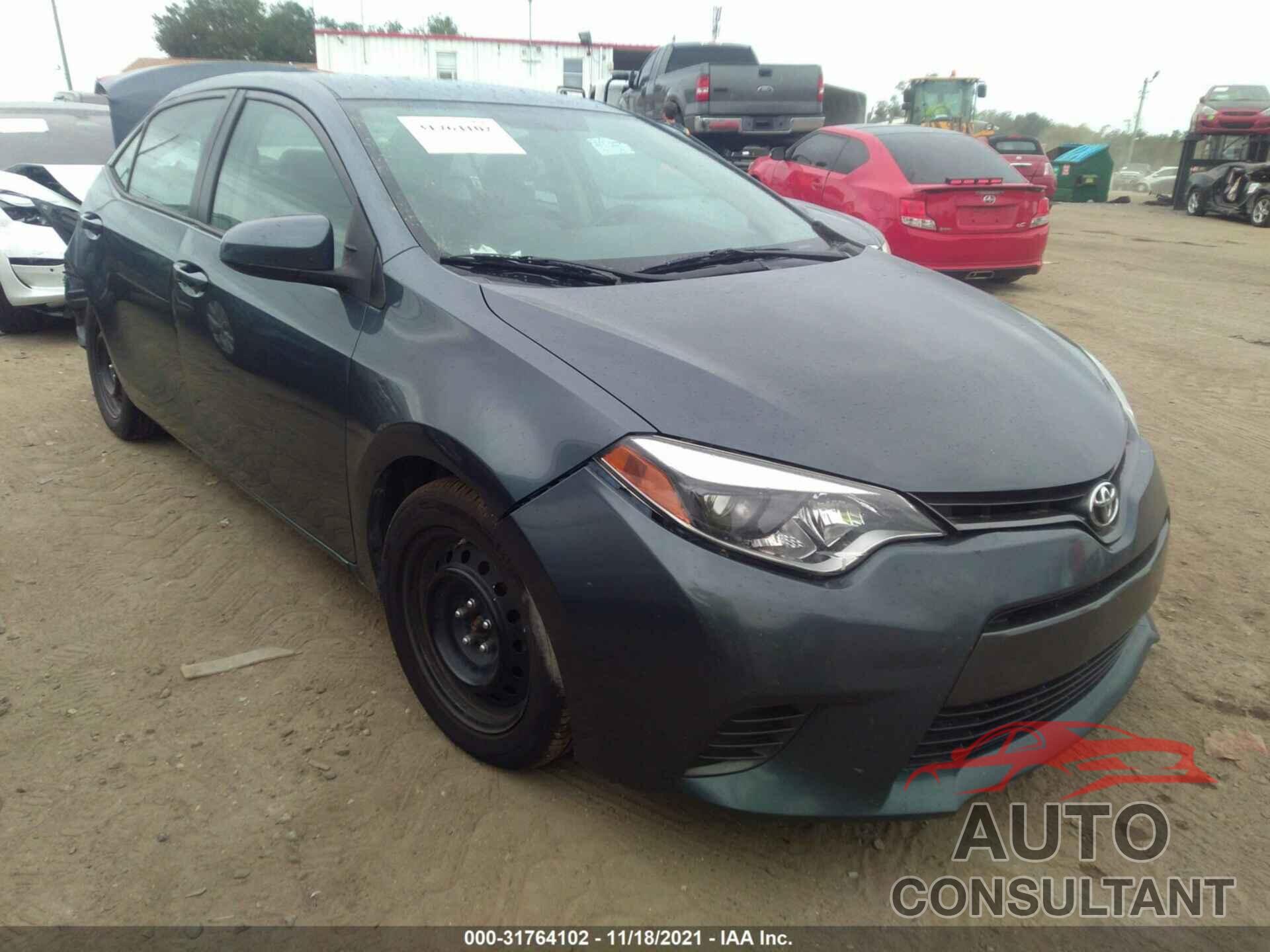 TOYOTA COROLLA 2016 - 2T1BURHE3GC723553