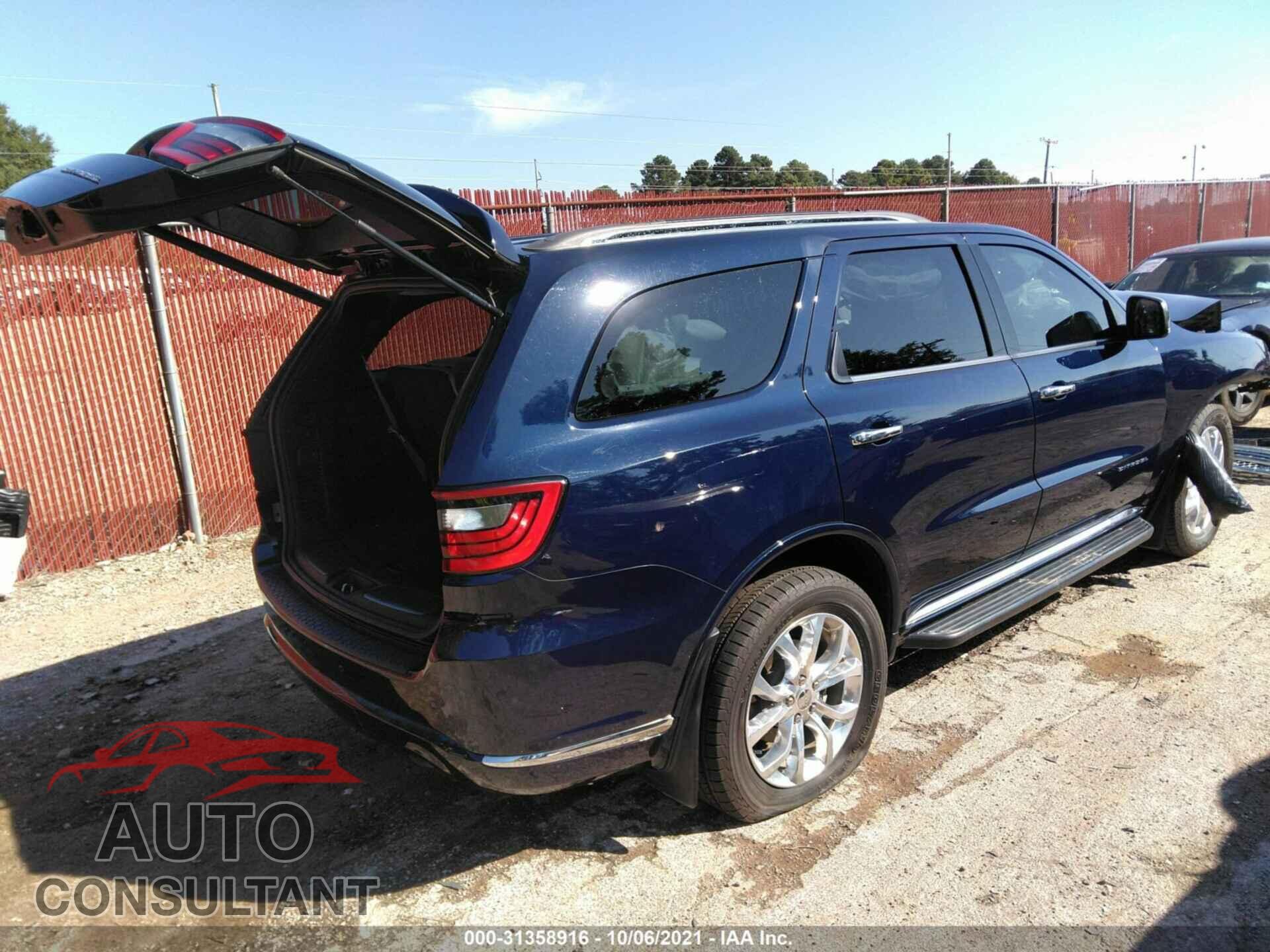 DODGE DURANGO 2017 - 1C4RDJEG3HC710267